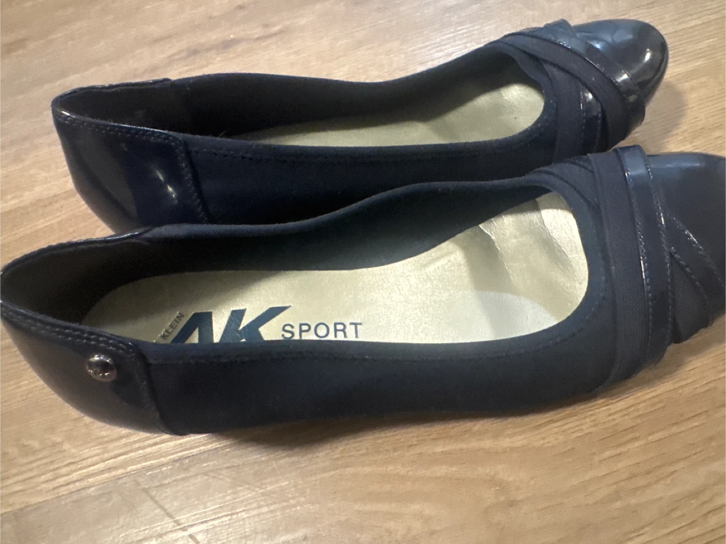 Anne Klein AK Sport Navy Blue Wedge Shoes - photo 3