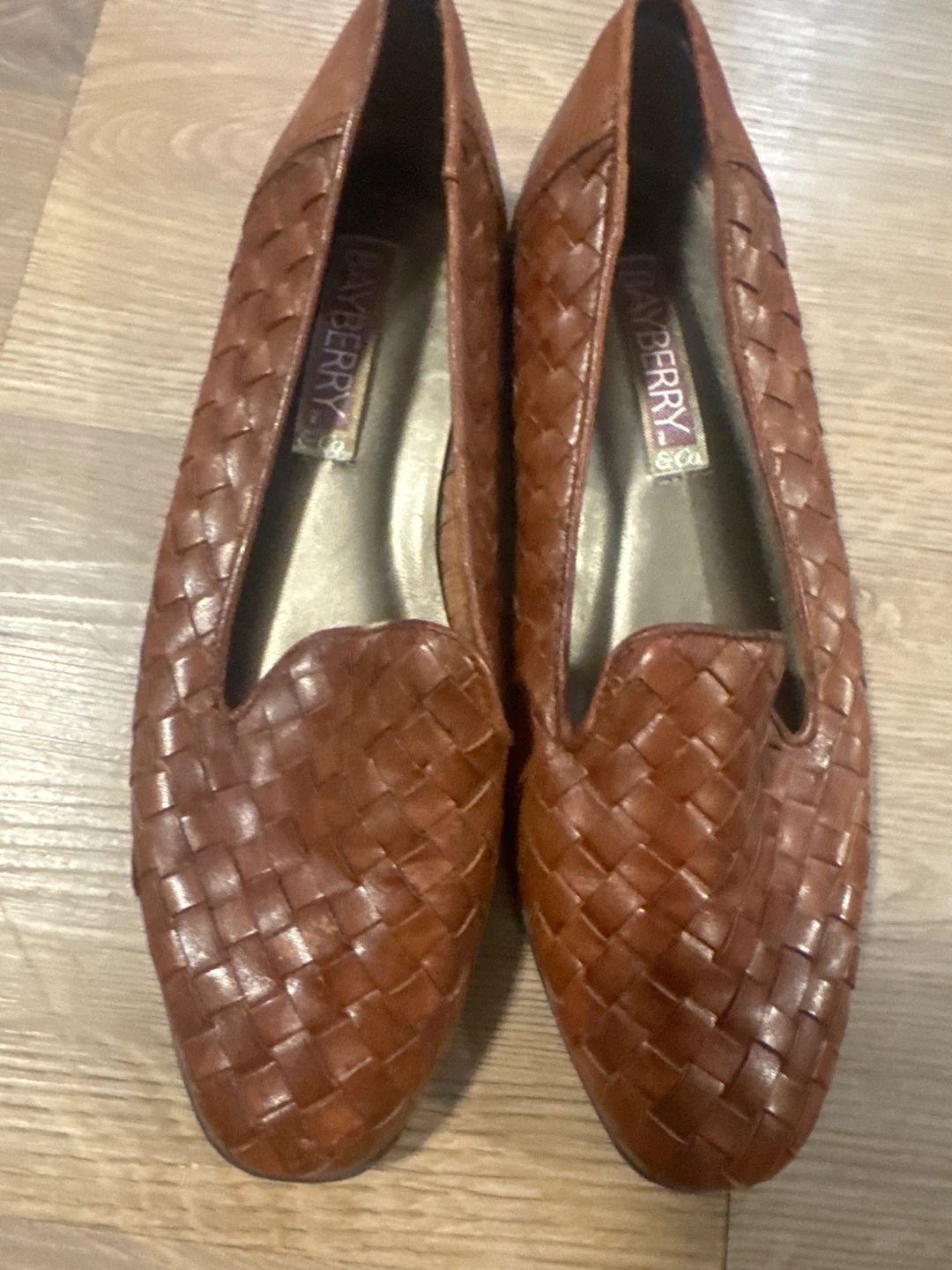 Bayberry & Co. Brown Woven Genuine Leather Loafers - photo 3
