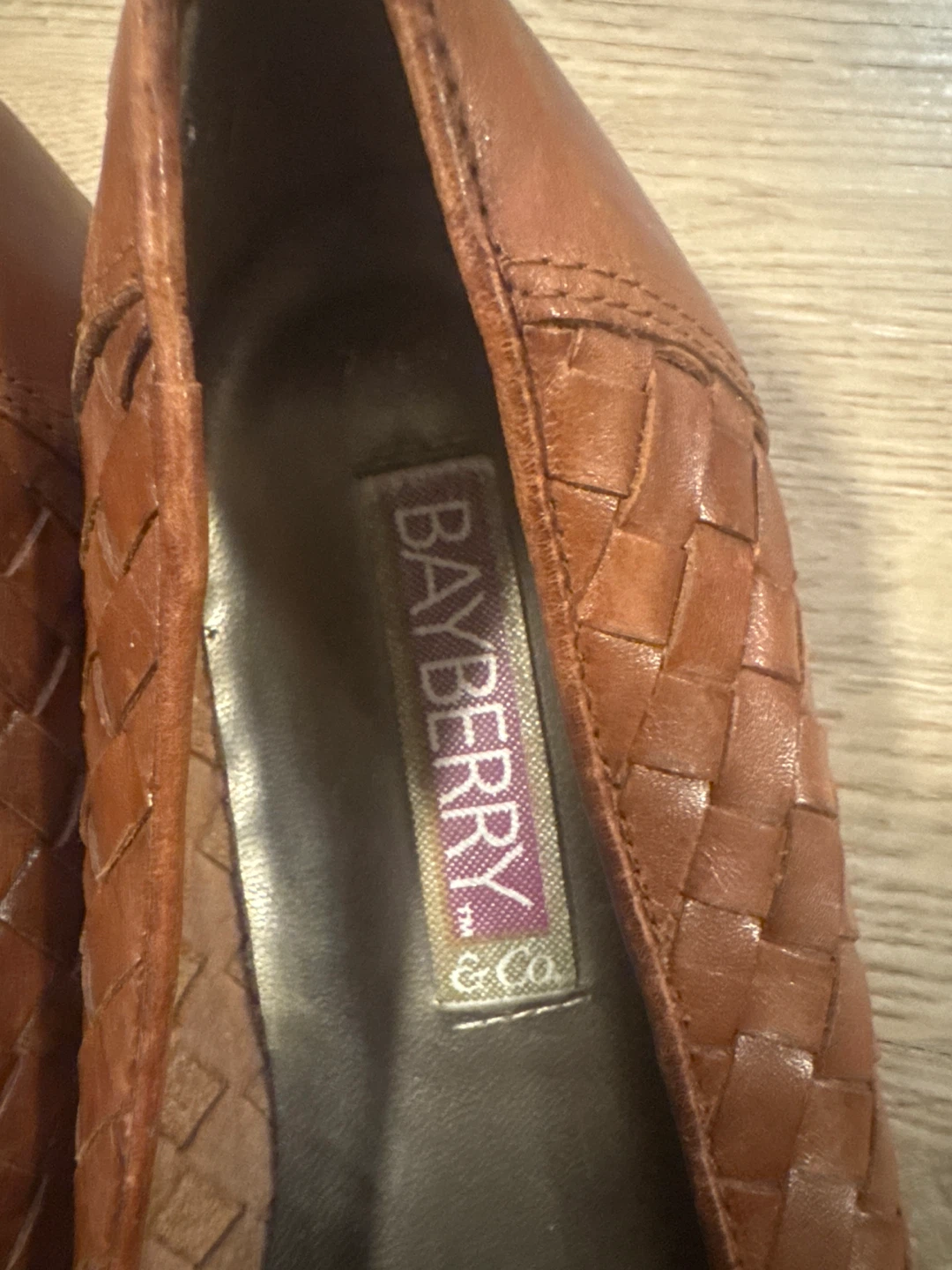 Bayberry & Co. Brown Woven Genuine Leather Loafers - photo 5