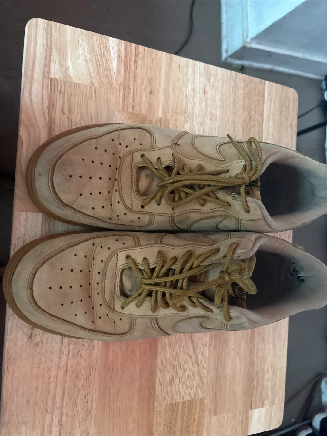 Nike Air Force 1 Sneakers - Tan Suede - photo 4