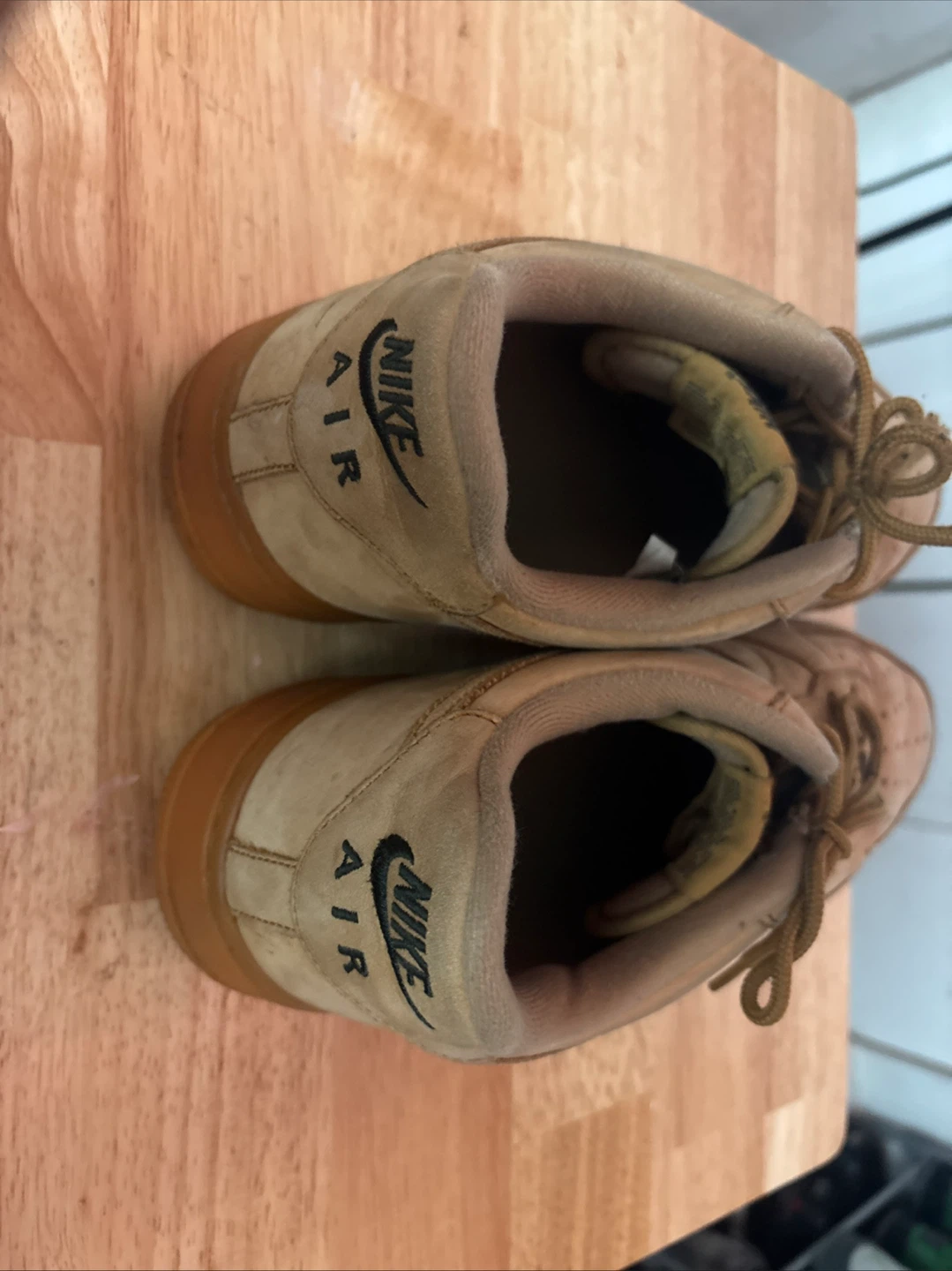 Nike Air Force 1 Sneakers - Tan Suede - photo 3