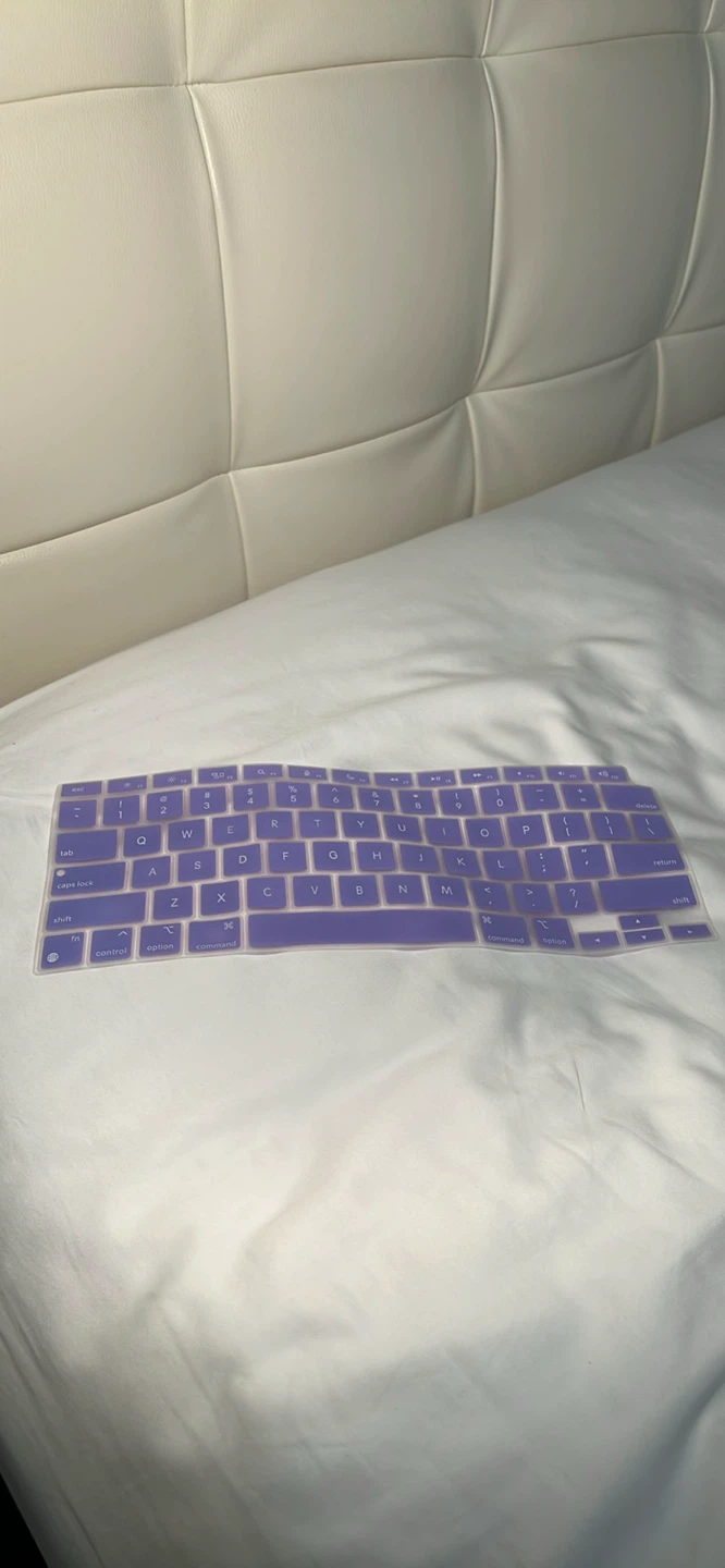 Purple Keyboard Cover for MacBook