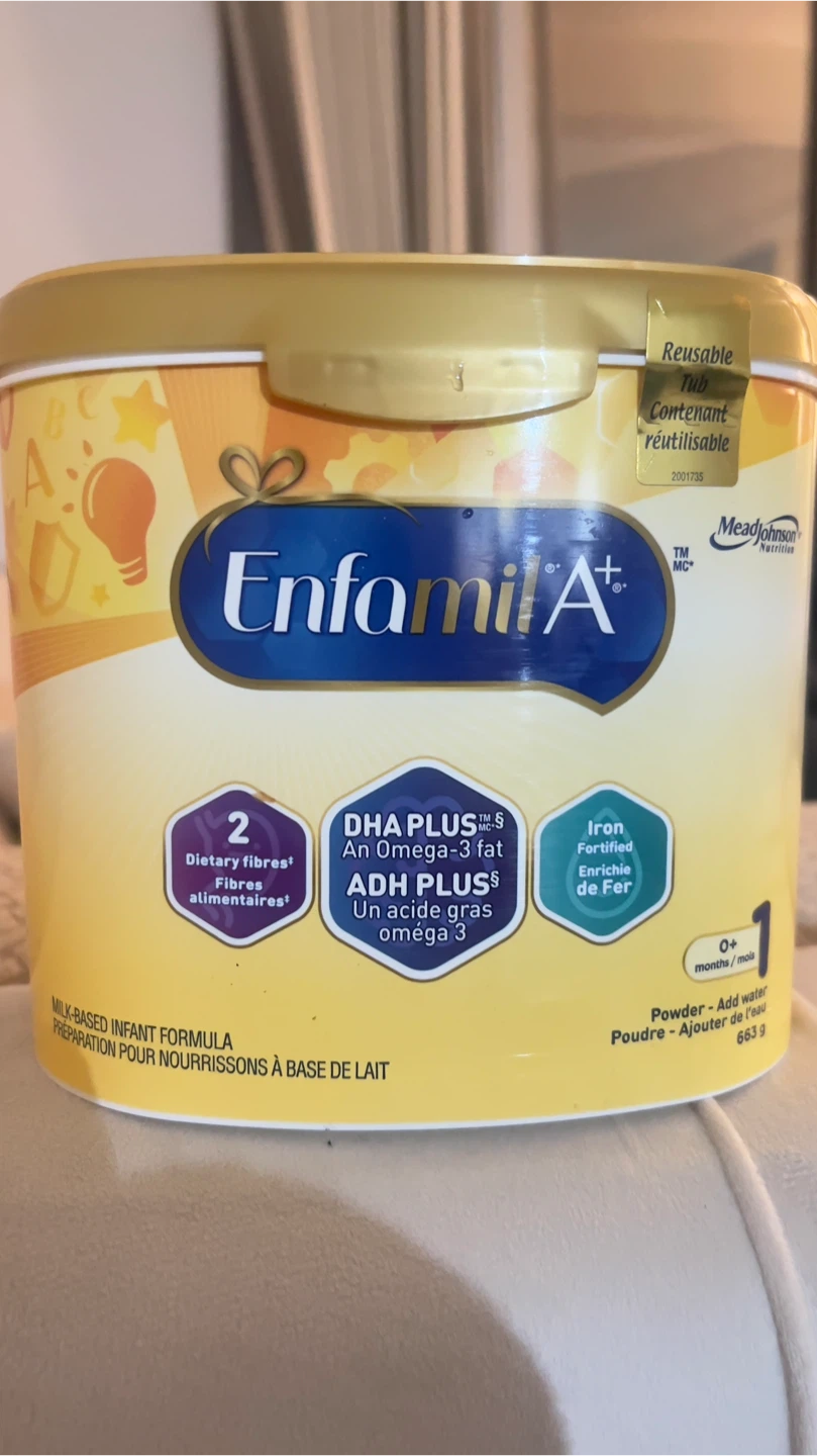Enfamil A+ Milk-Based Infant Formula Powder 663g