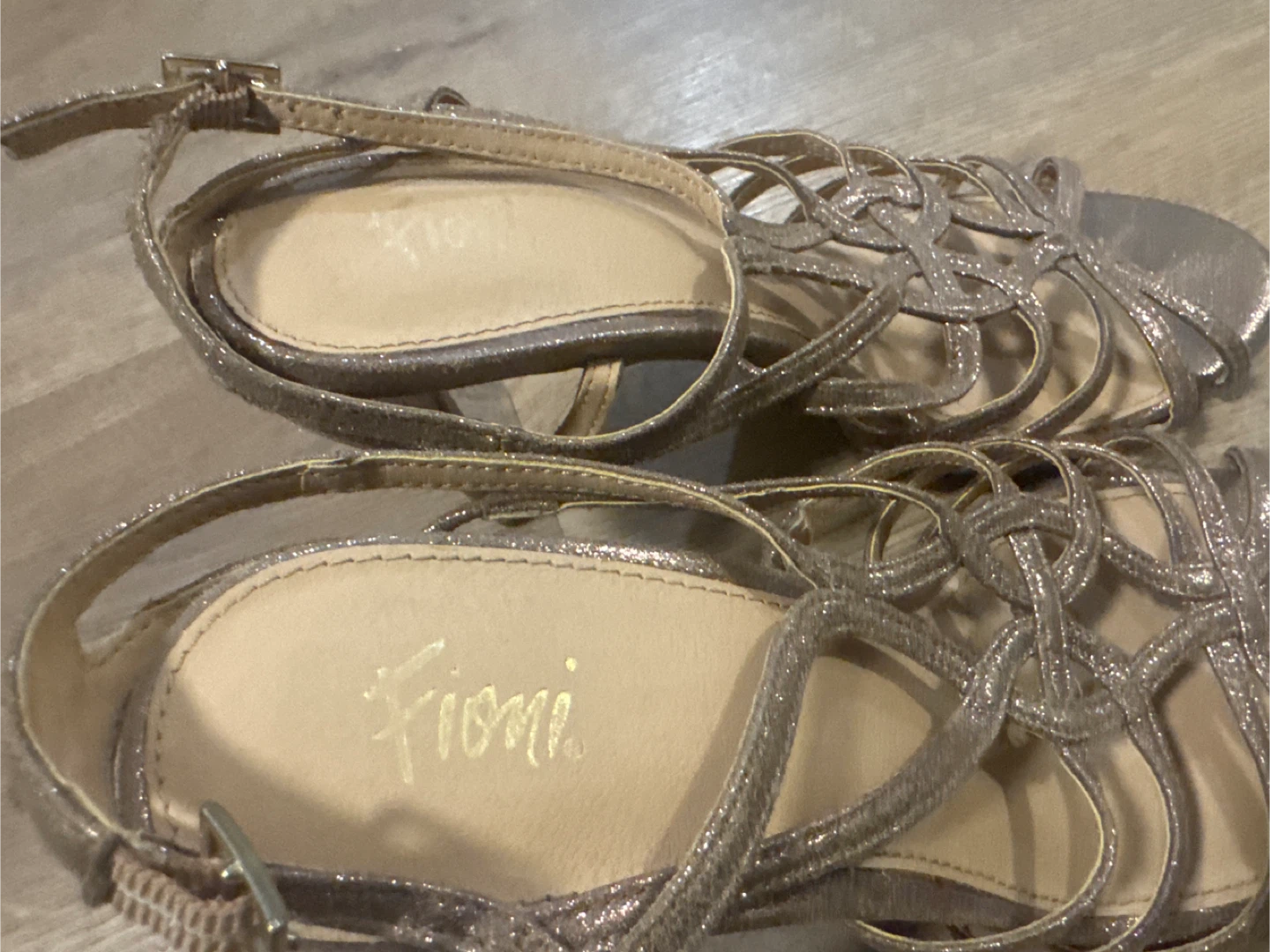 Fioni Women's Sparkly Strappy Heeled Sandals - photo 3