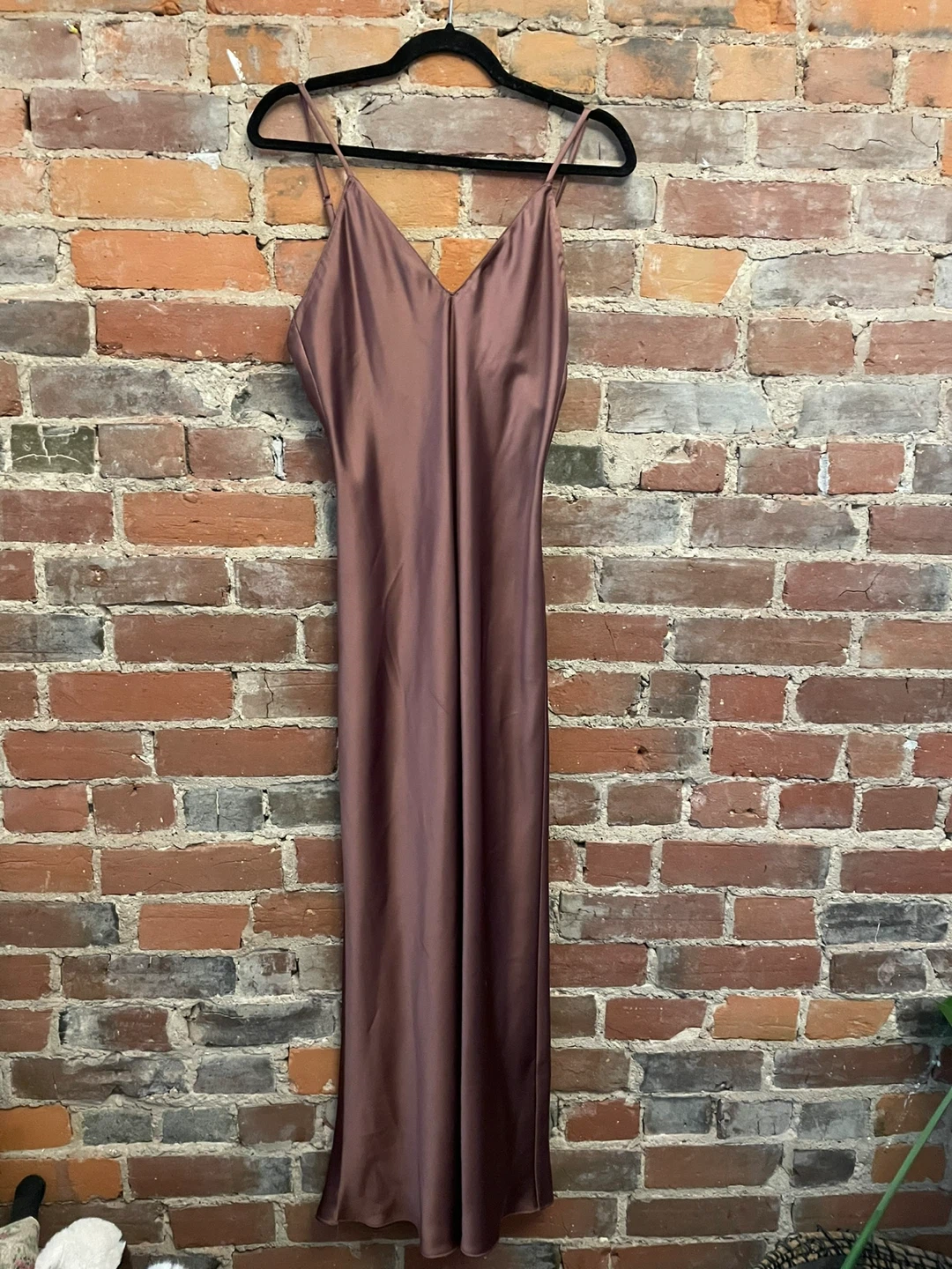 Zara Satin Effect Mini Dress - size large - photo 3