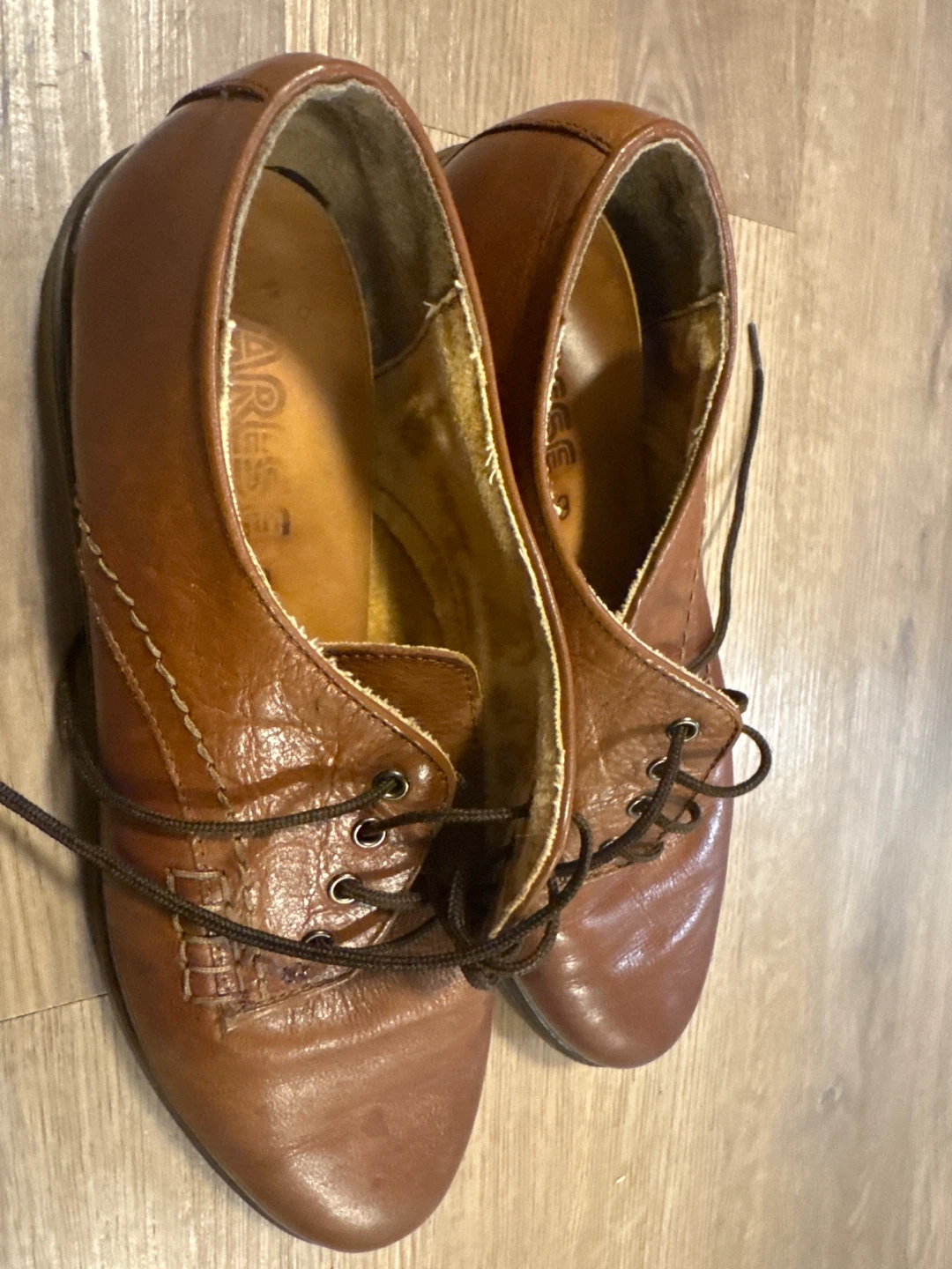 VARESE Brown Italia Genuine Leather Lace-Up Shoes - Size 39 - photo 2