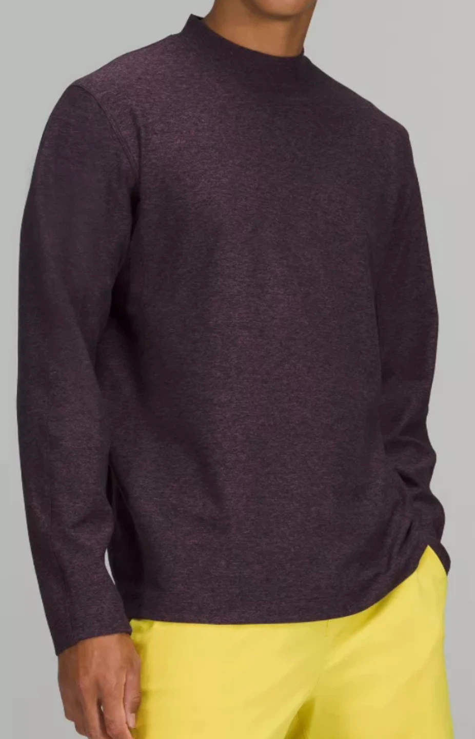 Lululemon Rulu Mock Neck Long Sleeve Shirt