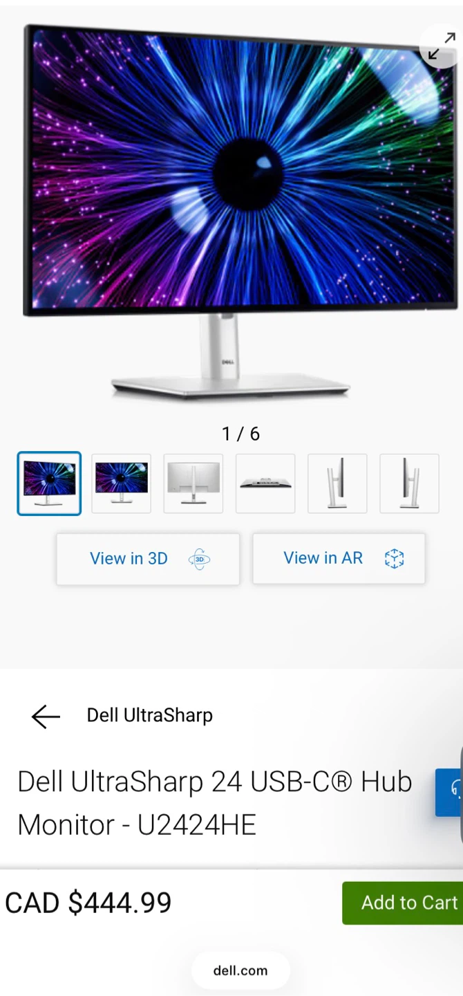 ⚠️MOVING SALE: Dell UltraSharp 24 USB-C Hub Monitor - photo 5