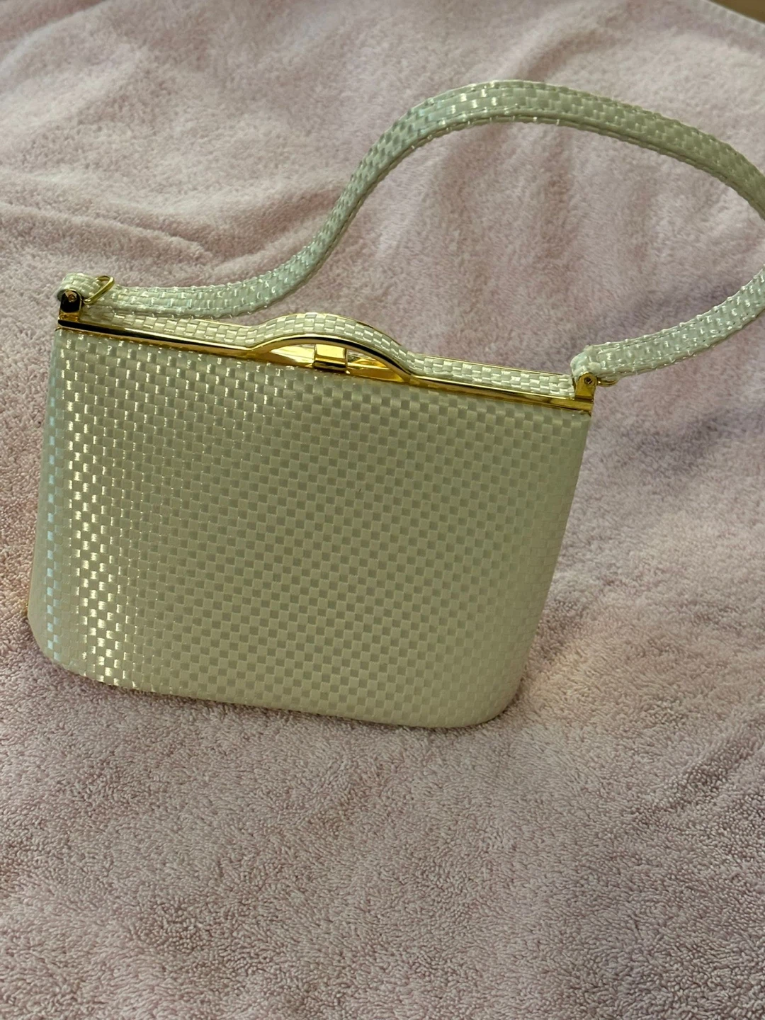 Beaded Clutch and Brown Leather Crossbody Bag Set - photo 3