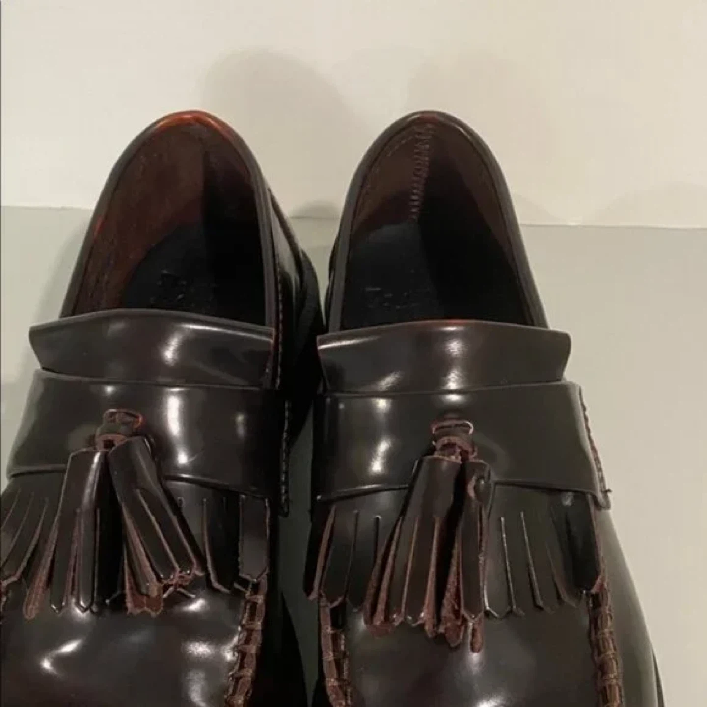 Dr. Martens Adrian NEW Cherry Red Arcadia Tassel Loafers - photo 4
