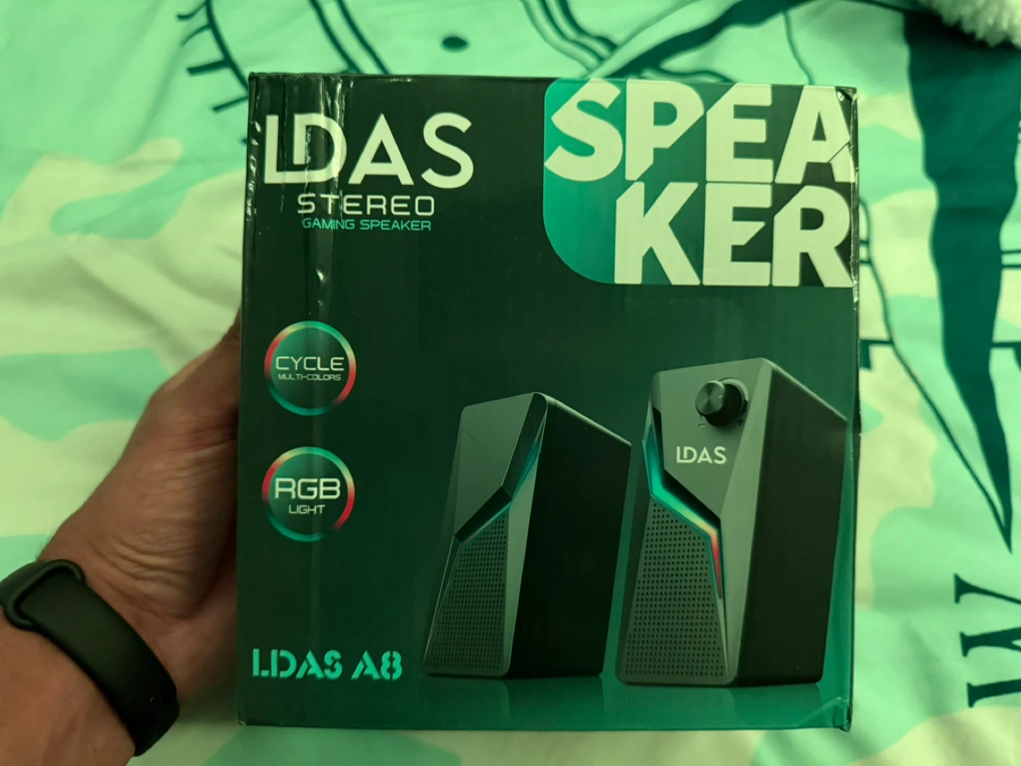 LDAS A8 Stereo Gaming Speakers with RGB Light