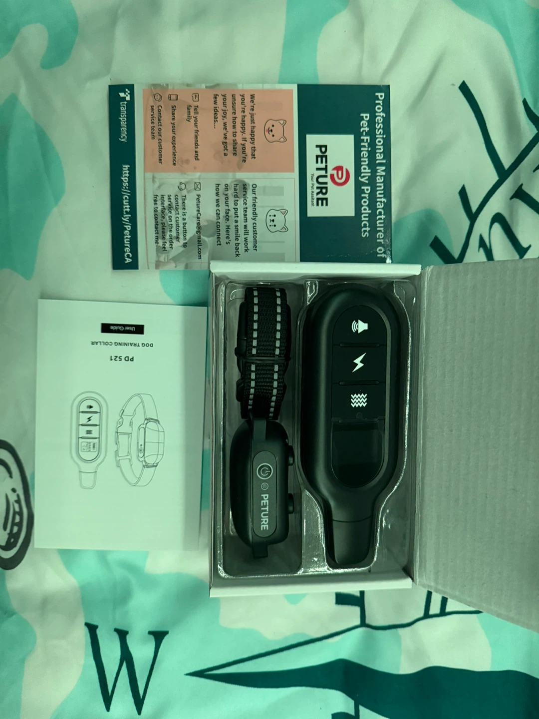 Peture PD 521 Dog Training Collar with Remote