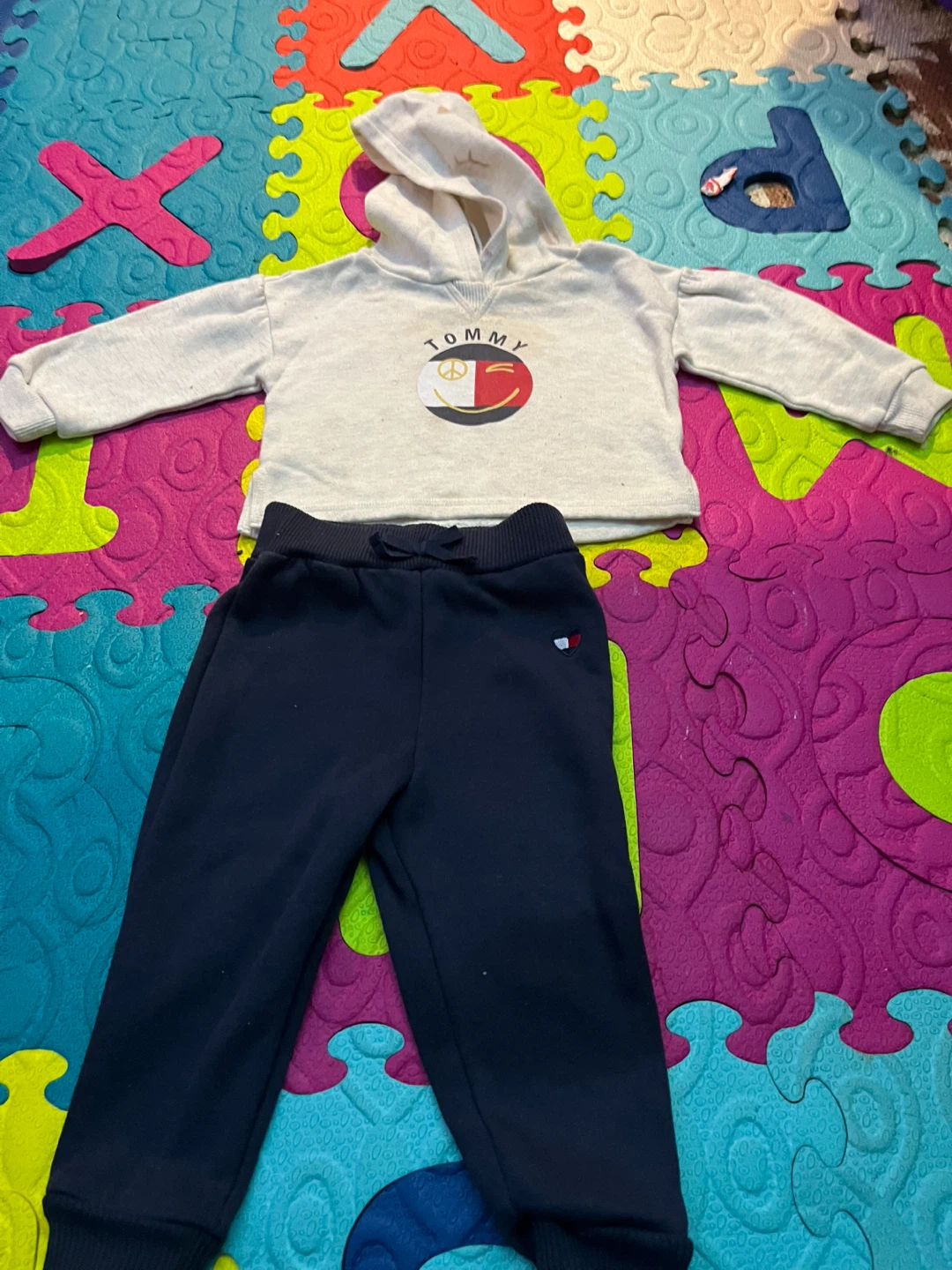 Tommy Hilfiger Baby Hoodie and Jogger Set
