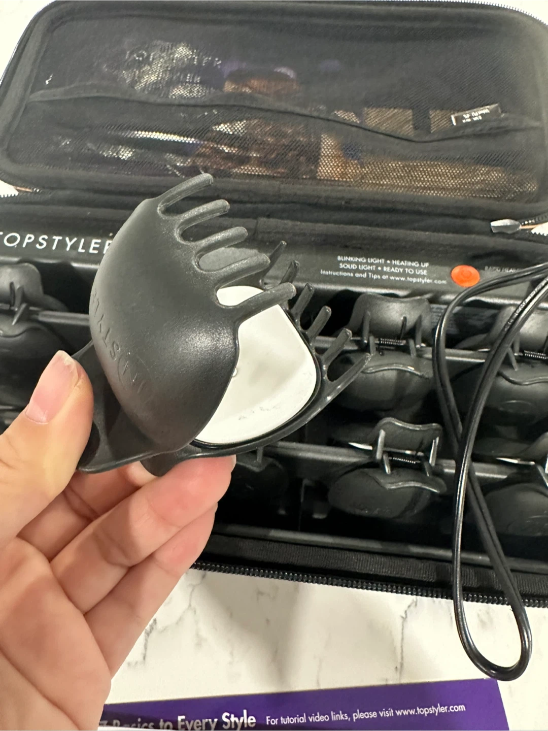 Topstyler By Instyler-Ceramic Heated Hair Curling System - photo 3