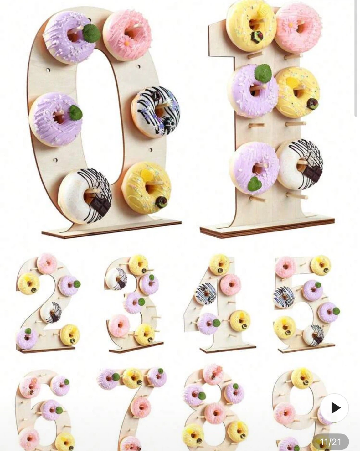 NEW 3 Donut Display Stand - photo 2