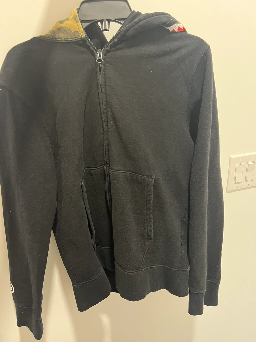 A Bathing Ape Full Zip Shark Hoodie