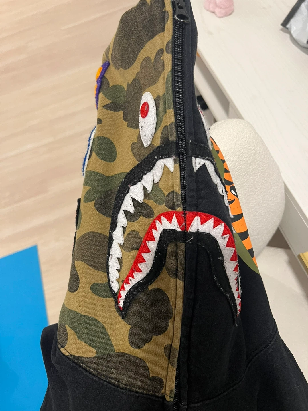 A Bathing Ape Full Zip Shark Hoodie - photo 3