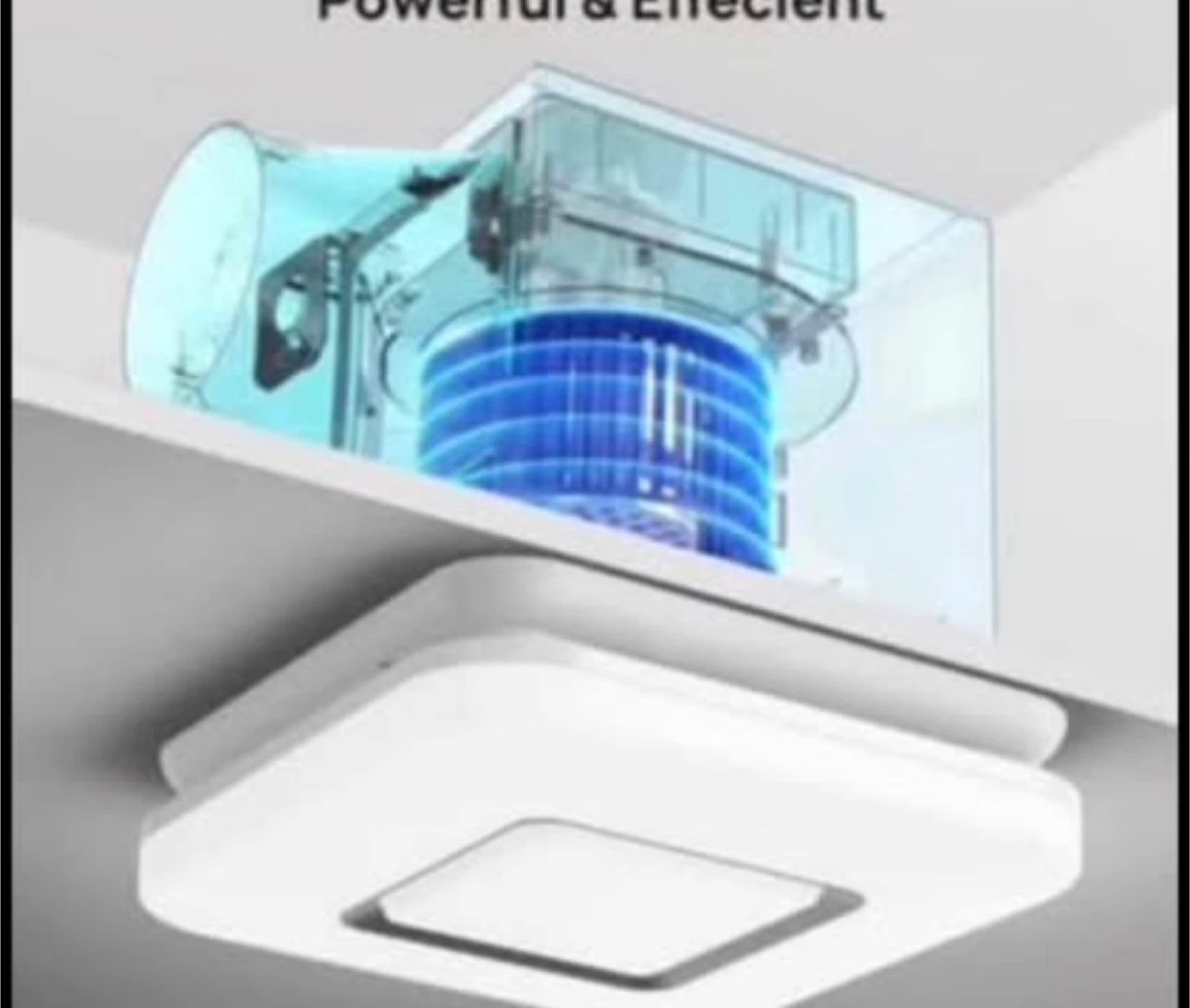 Bathroom Exhaust Fan with LED Light