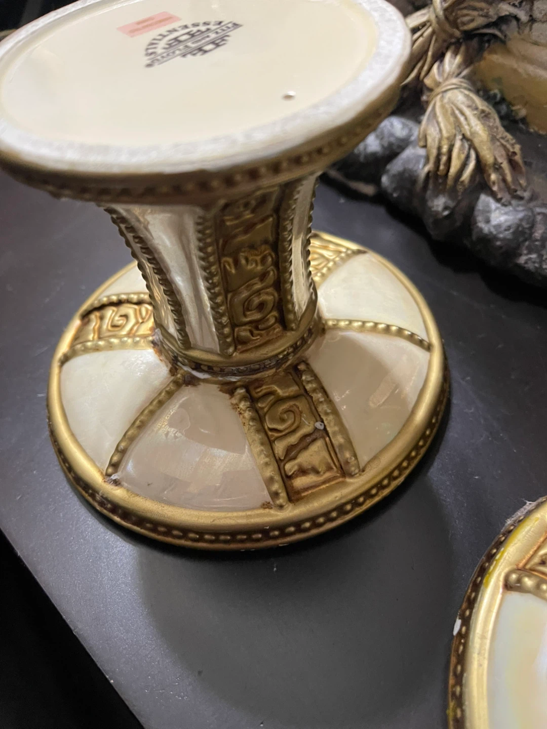 Fitz and Floyd Essentials Decorative Pedestals (Set of 2) - photo 2