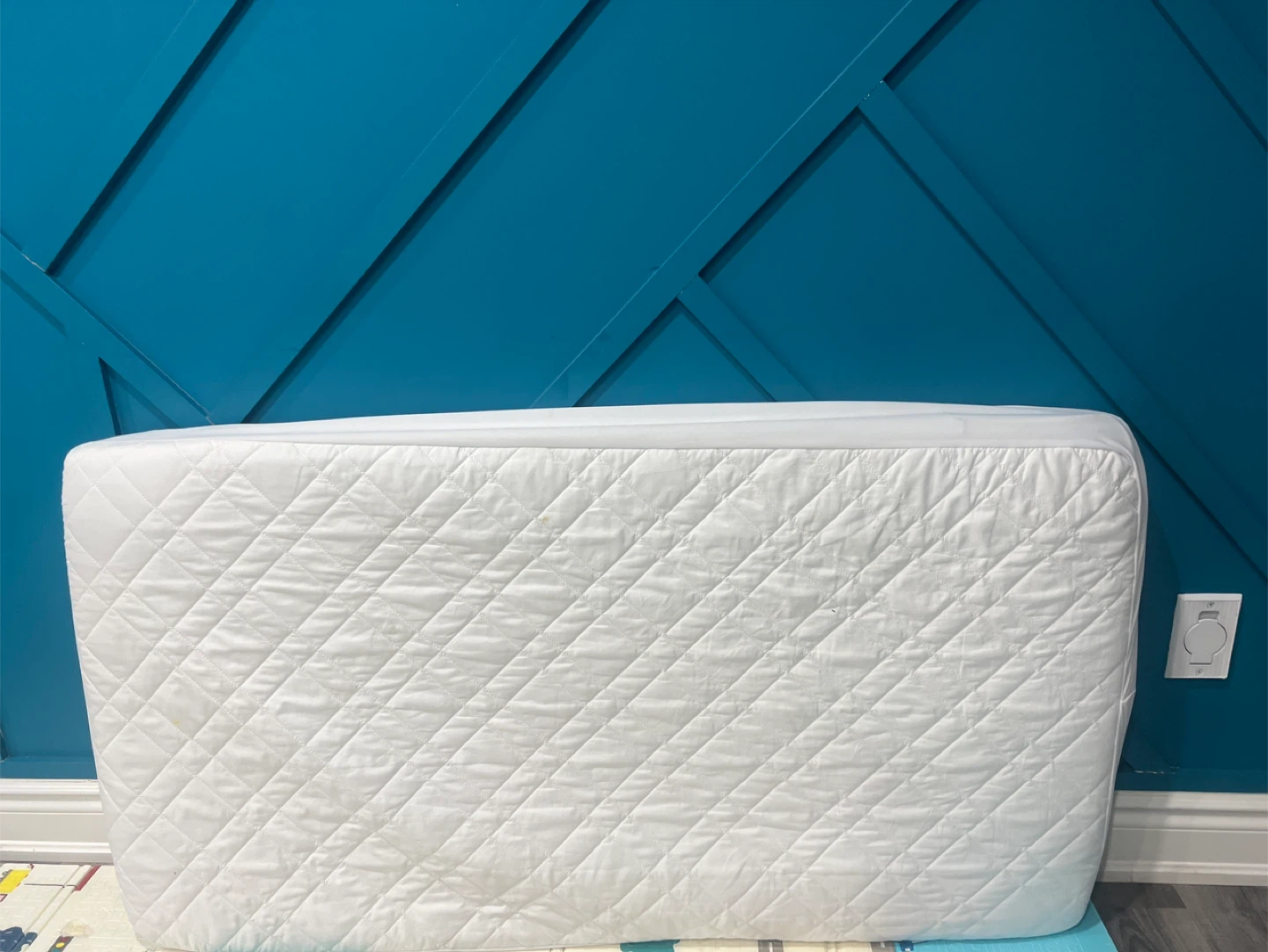 White Quilted Toddler Mattress