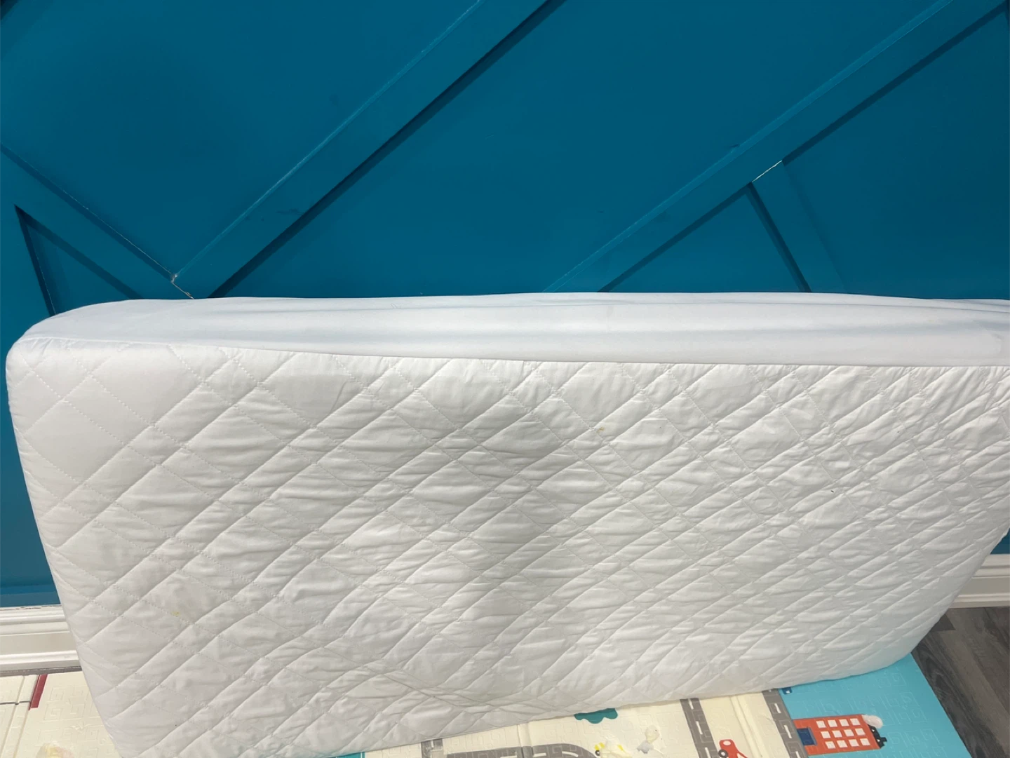 White Quilted Toddler Mattress - photo 3