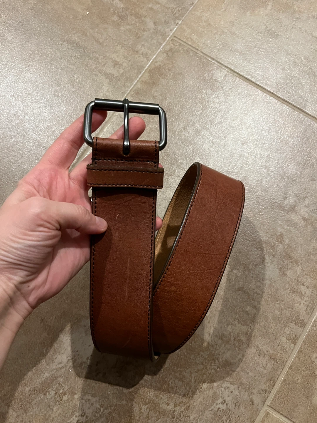 Brown Leather Belt