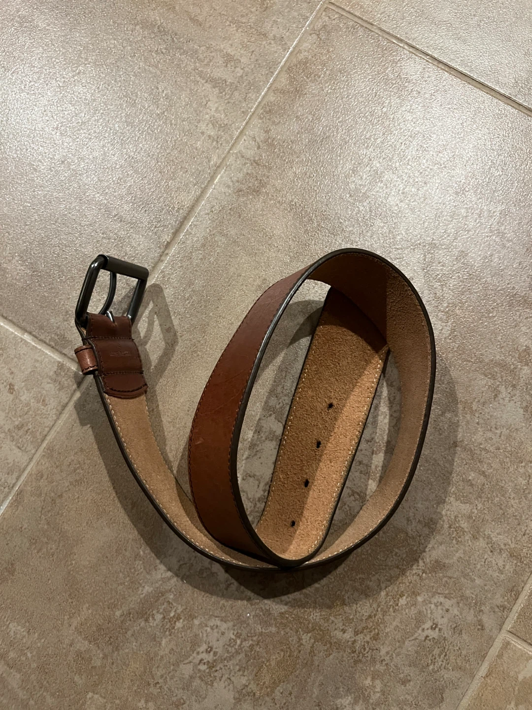 Brown Leather Belt - photo 2