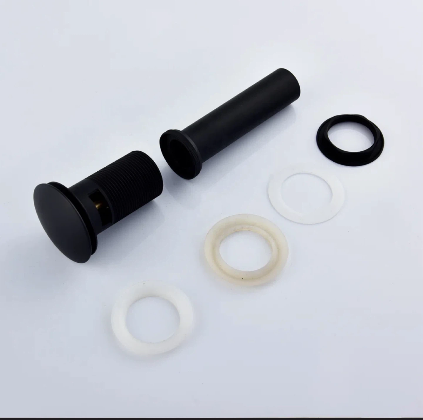Black Basin Faucet with Pop-Up Drain Assembly - photo 3