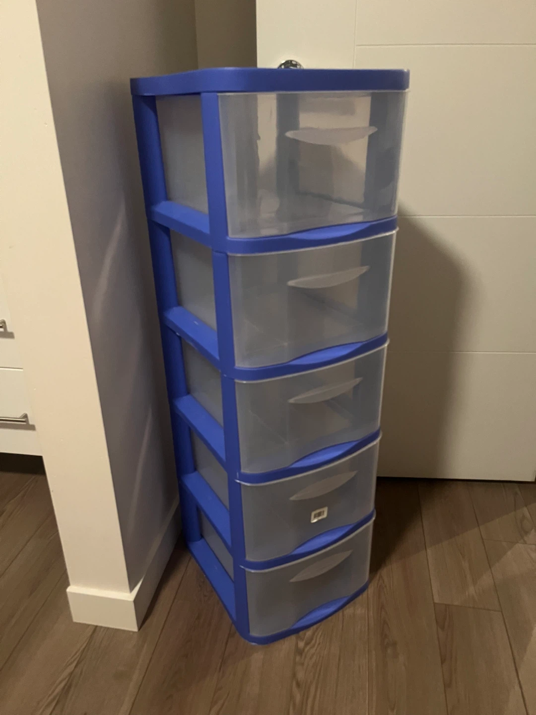 Plastic 5-Drawer Storage Unit