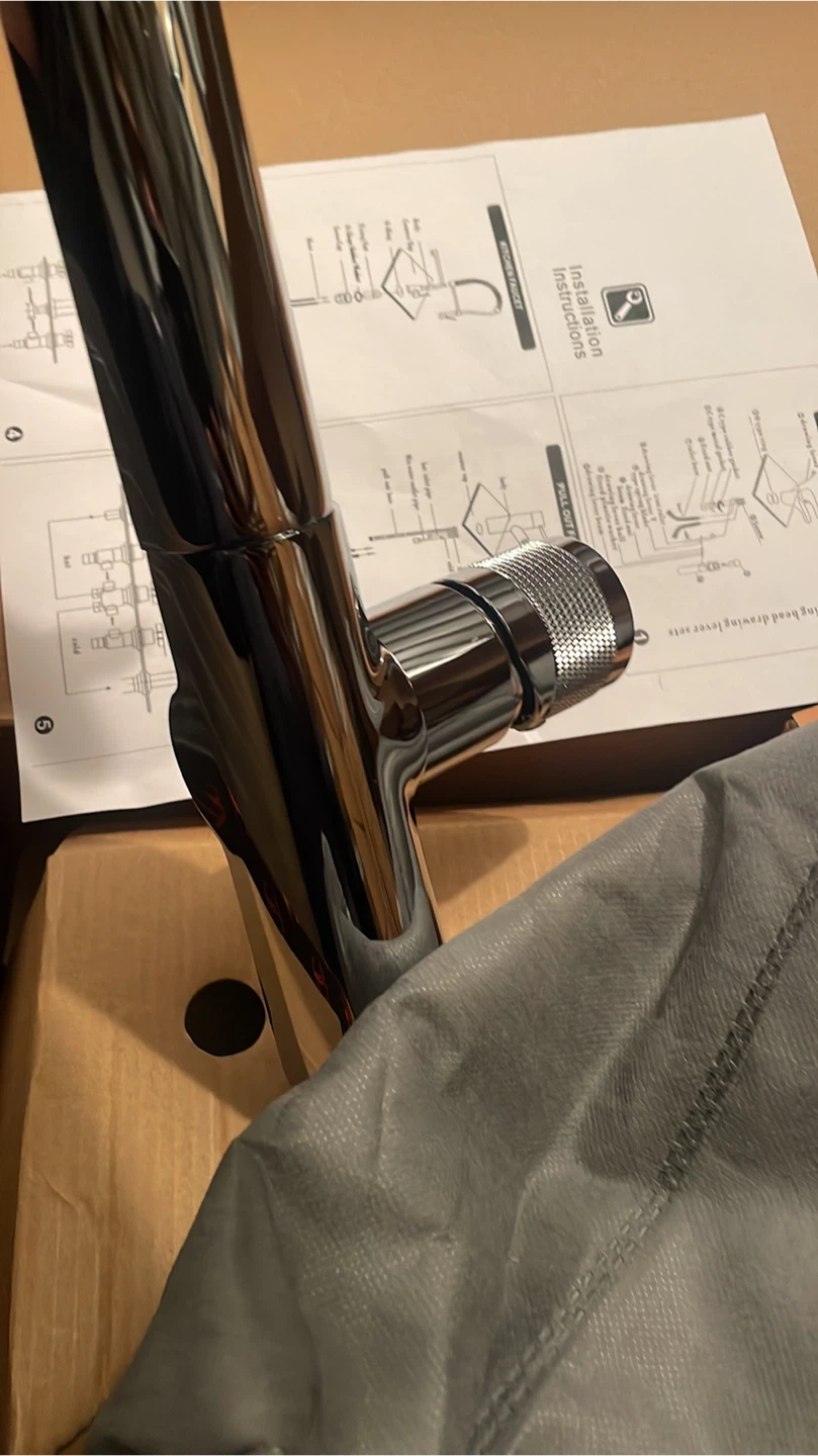 Chrome Kitchen Faucet with Handle - photo 4
