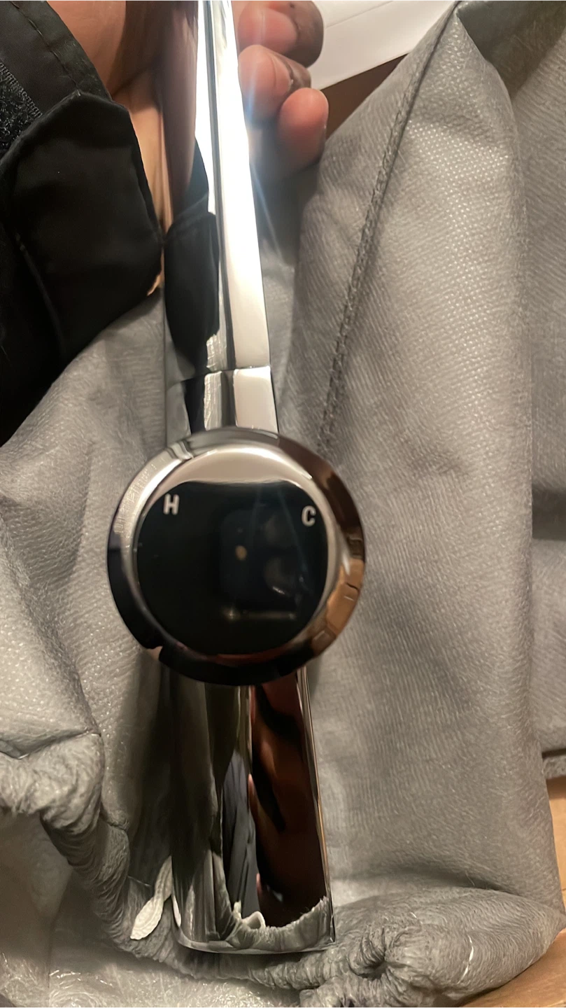 Chrome Kitchen Faucet with Handle - photo 2