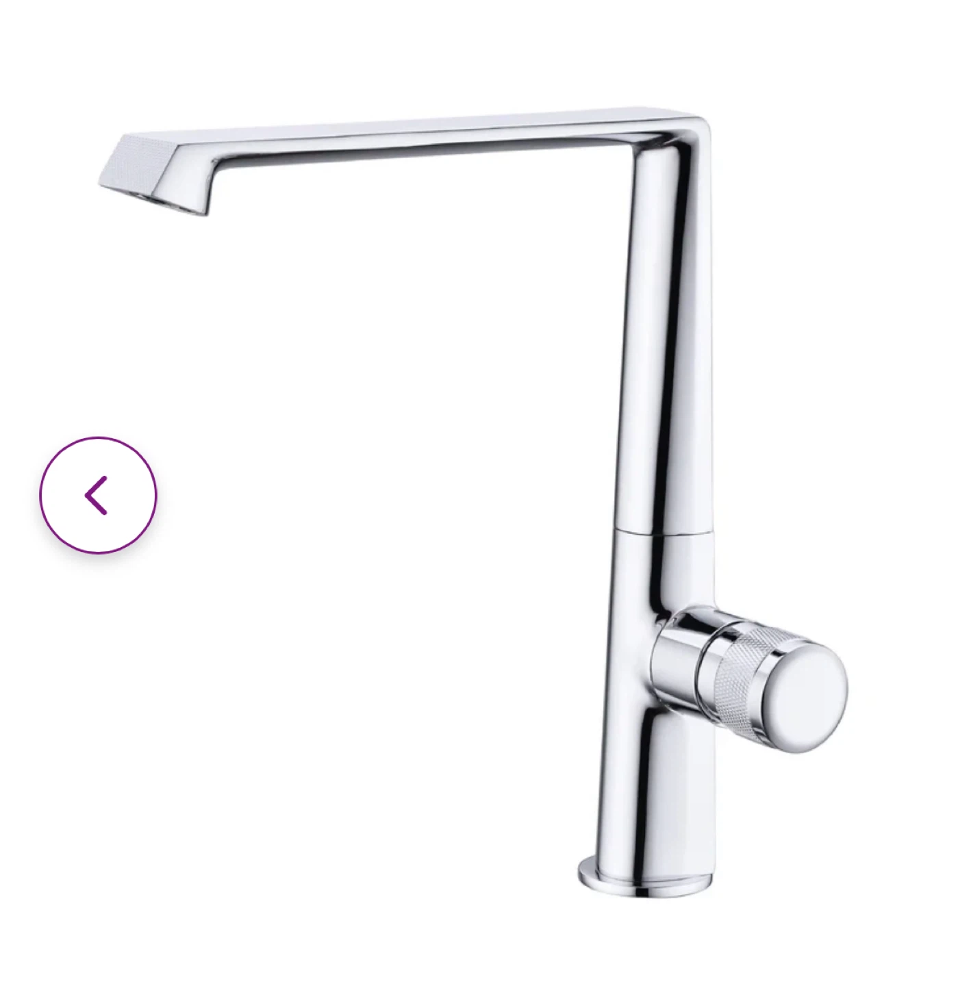 Chrome Kitchen Faucet with Handle