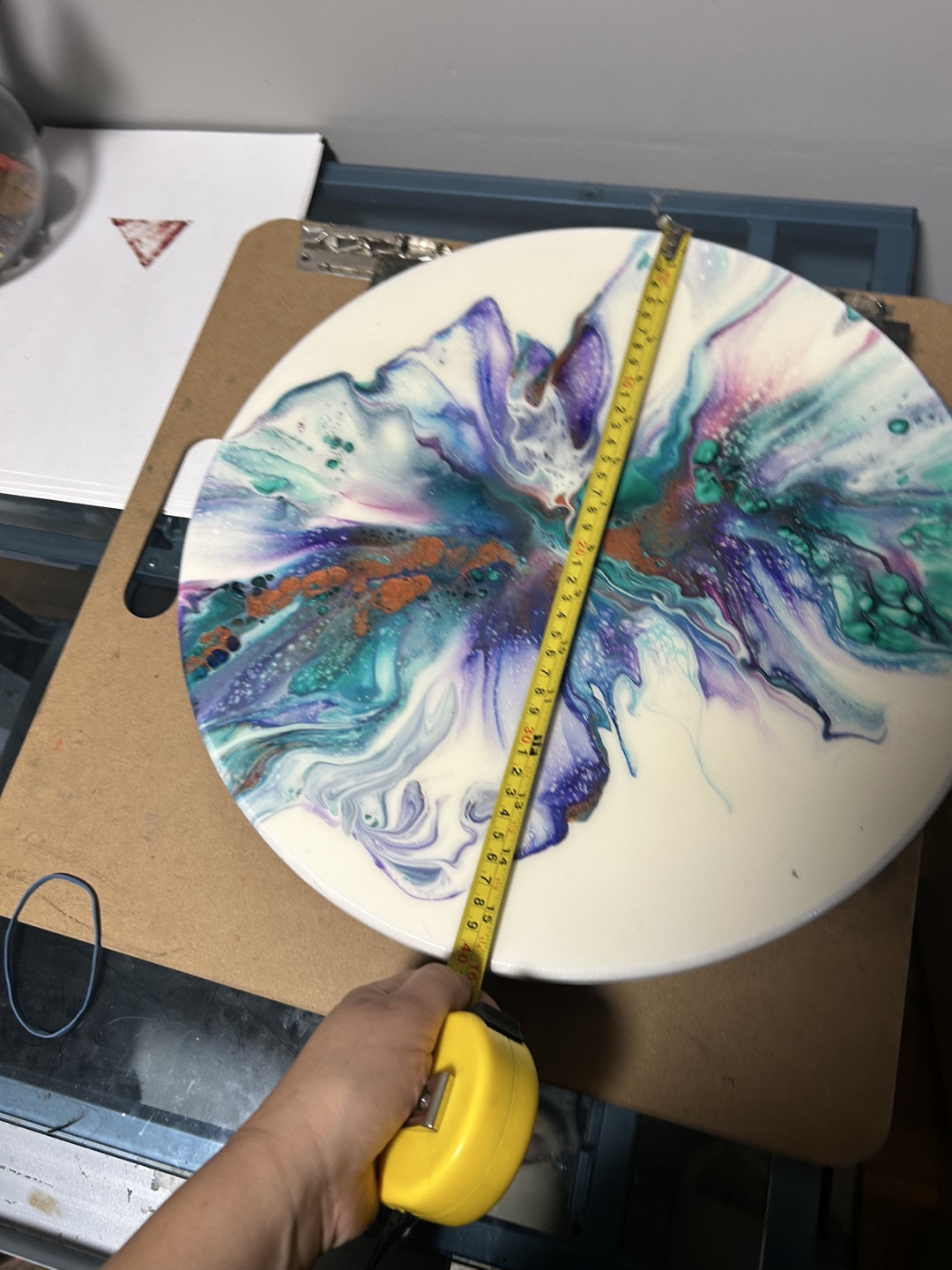 Abstract Pour Art Painting - photo 3