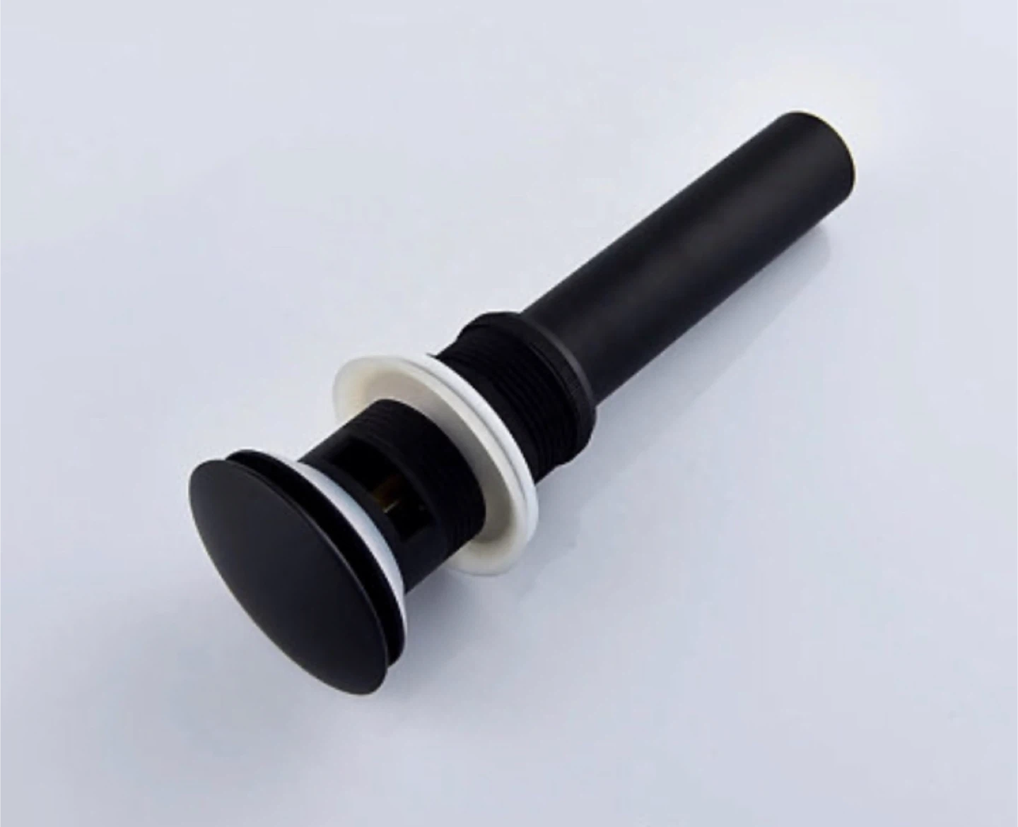 Black Bathroom Faucet and Drain Assembly - photo 4