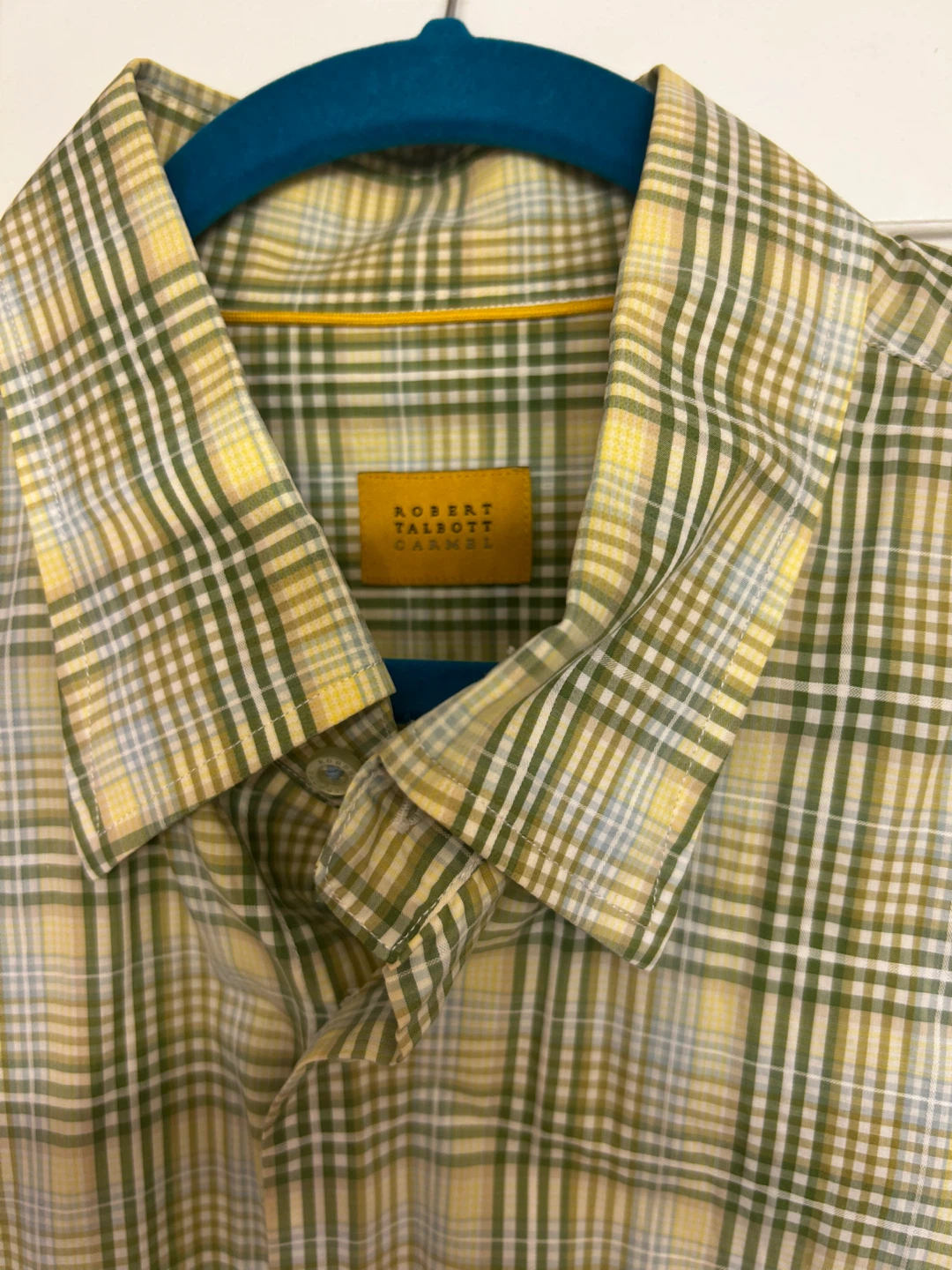 Robert Talbott Plaid Long Sleeve Button Down Shirt