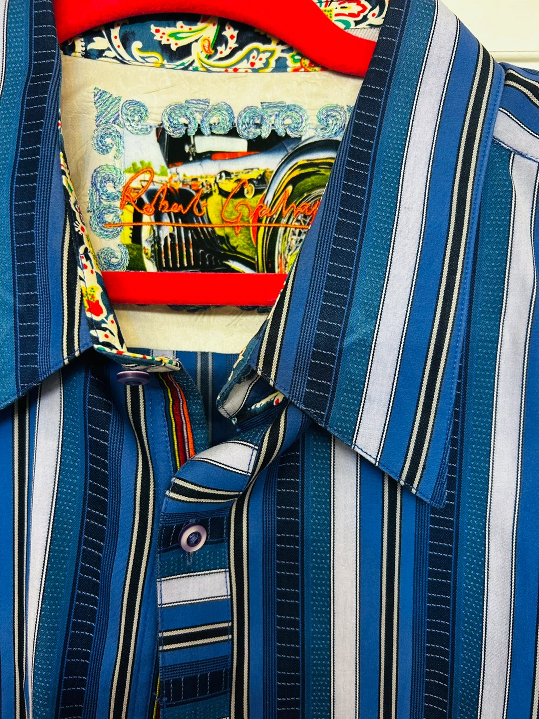Robert Graham Men's Striped Button-Up Shirt