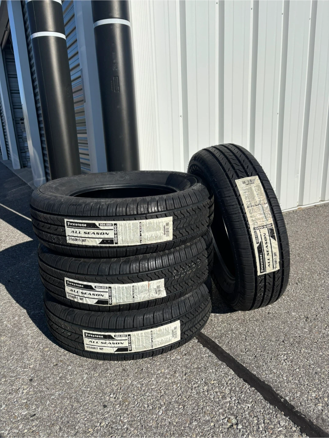 Firestone 215/65R17 all season tires - set of 4 brand new - photo 4