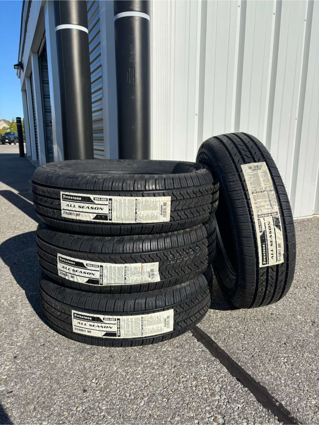 Firestone 215/65R17 all season tires - set of 4 brand new - photo 2