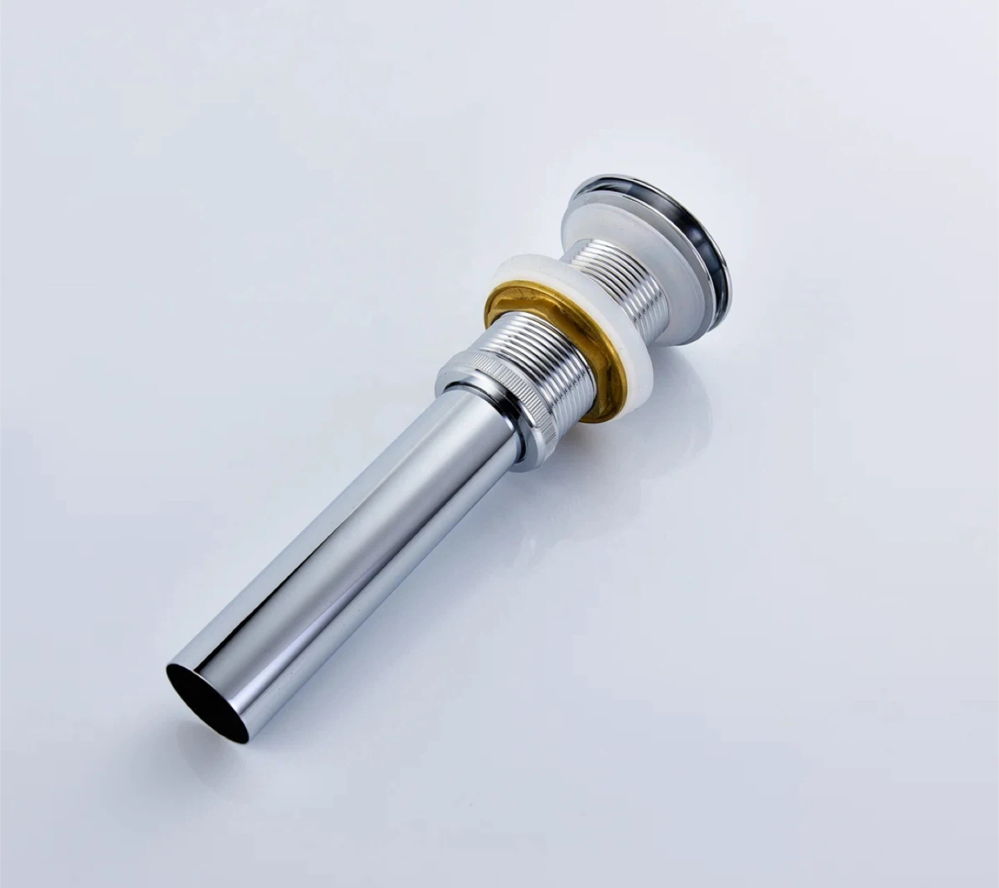 Chrome Bathroom Faucet with Drain Assembly - photo 3