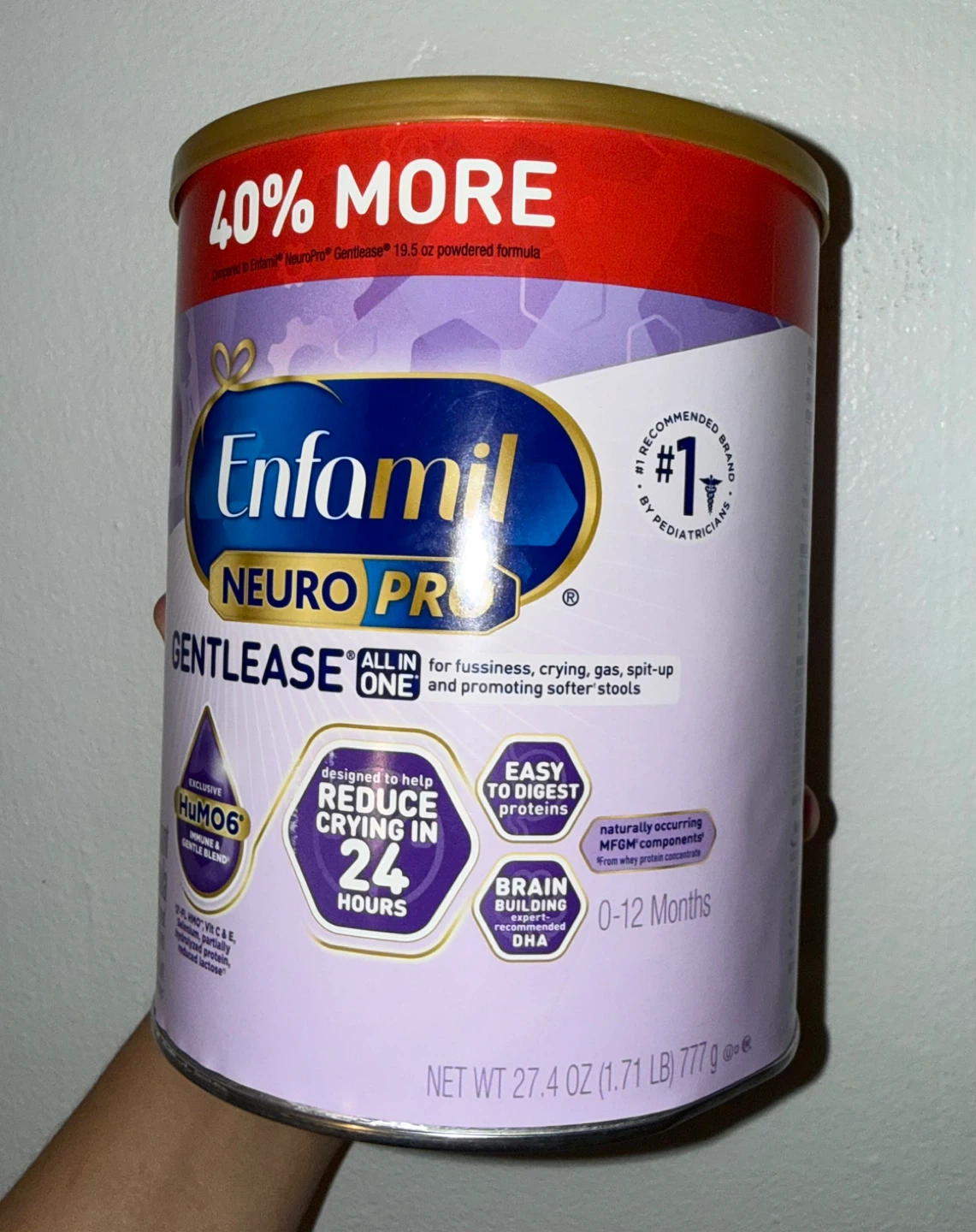 Enfamil NeuroPro Gentlease Powdered Formula 27.4 oz