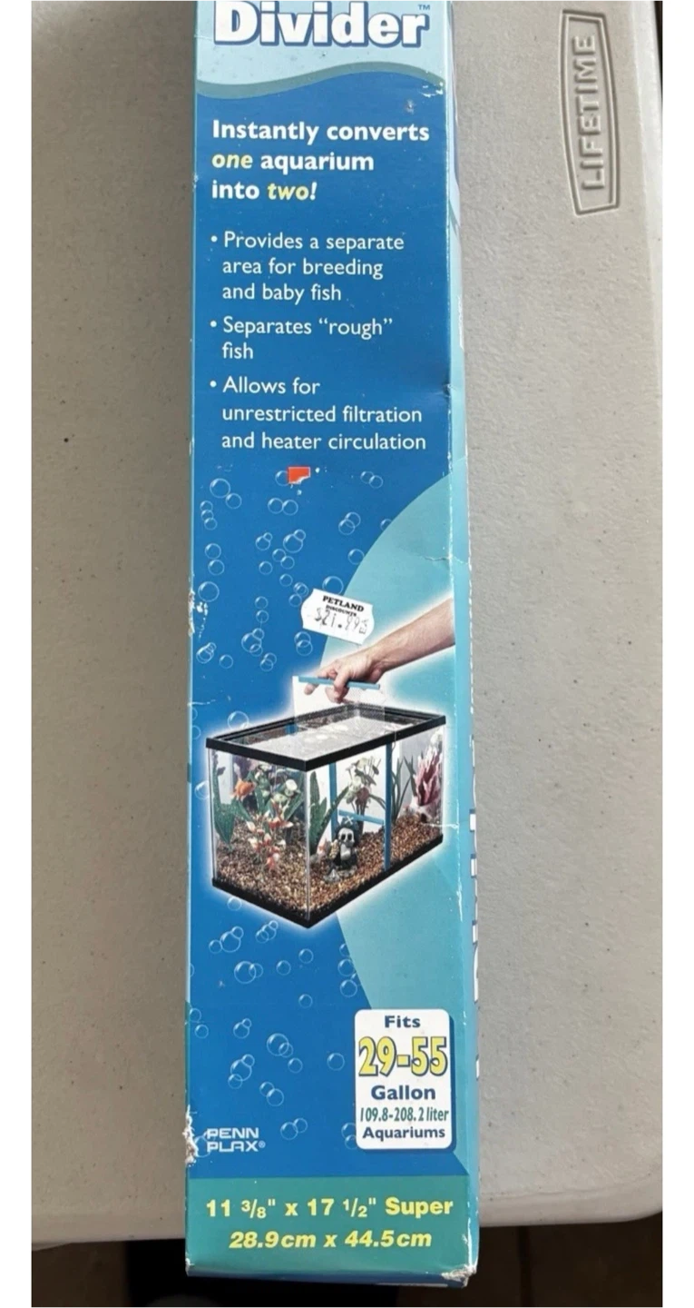 Penn-Plax Tank-Divider for 29-55 Gallon Aquariums
