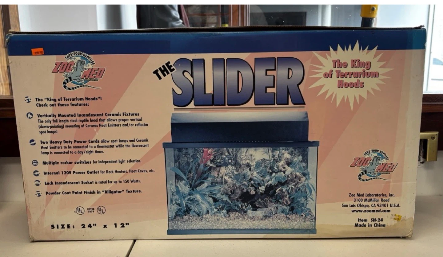 Zoo Med The Slider Terrarium Hood 24" x 12"