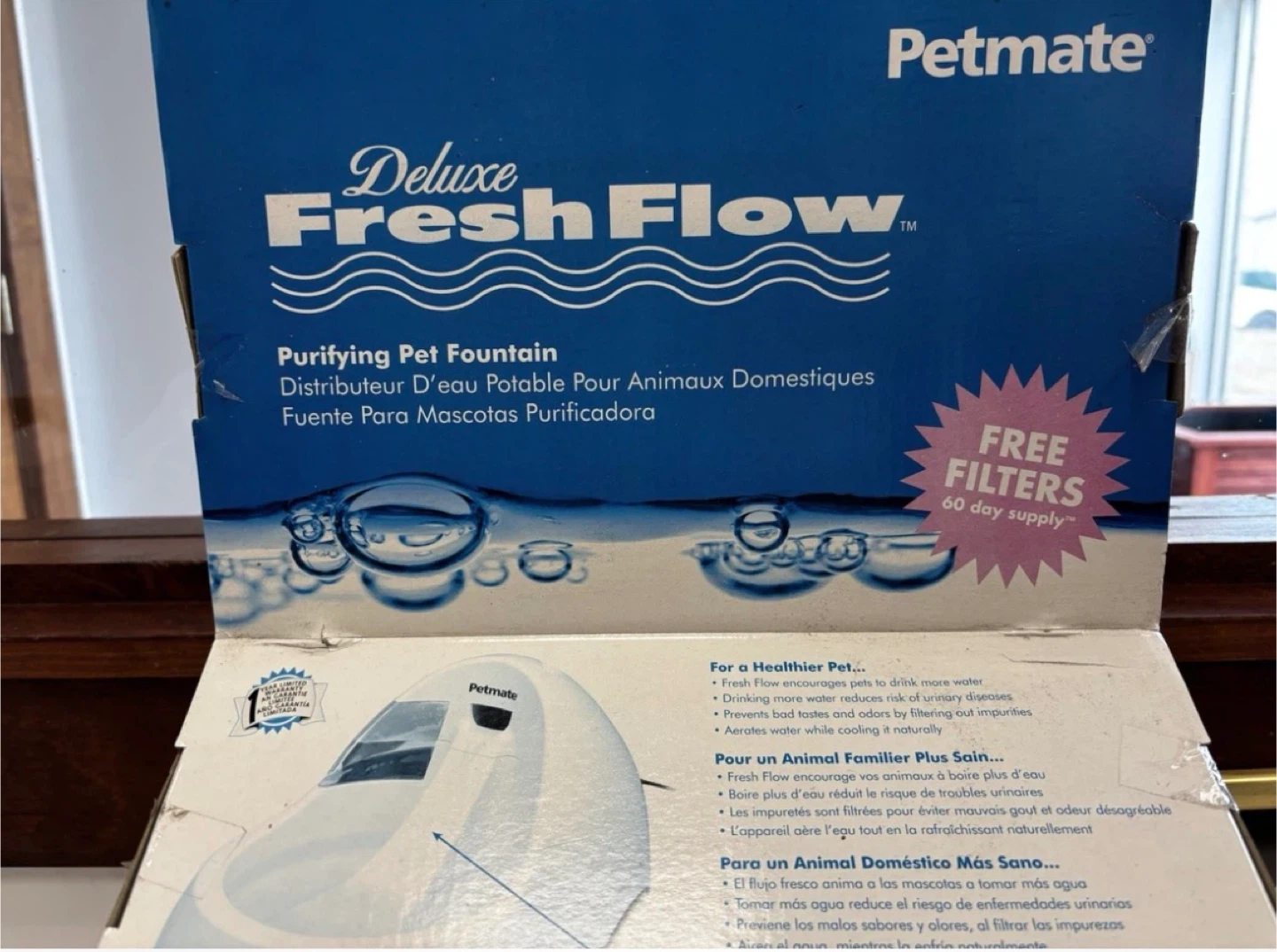 Petmate Deluxe Fresh Flow Purifying Pet Fountain - photo 4