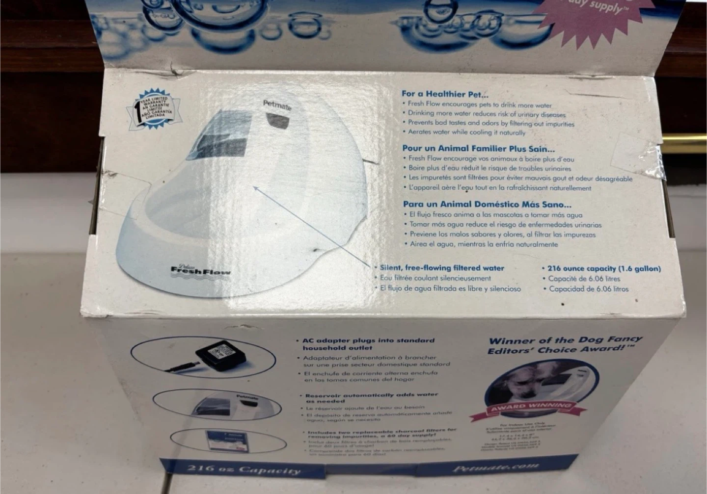 Petmate Deluxe Fresh Flow Purifying Pet Fountain - photo 5