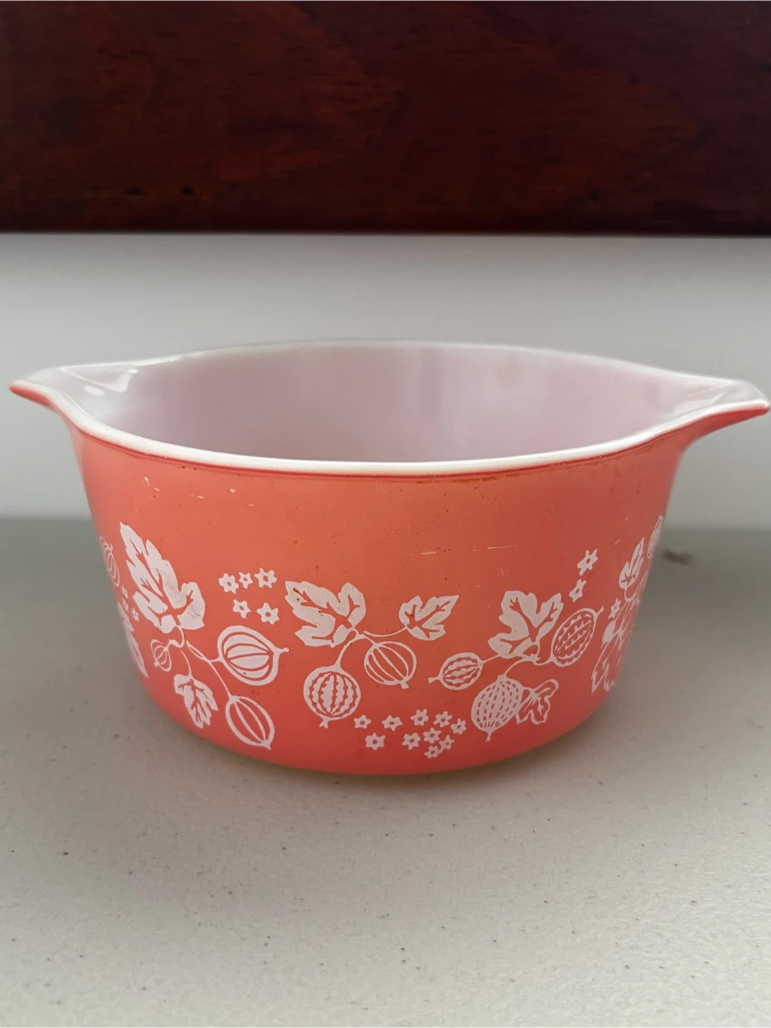 Pyrex "Butterprint" Turquoise 1.5 Quart Casserole Dish