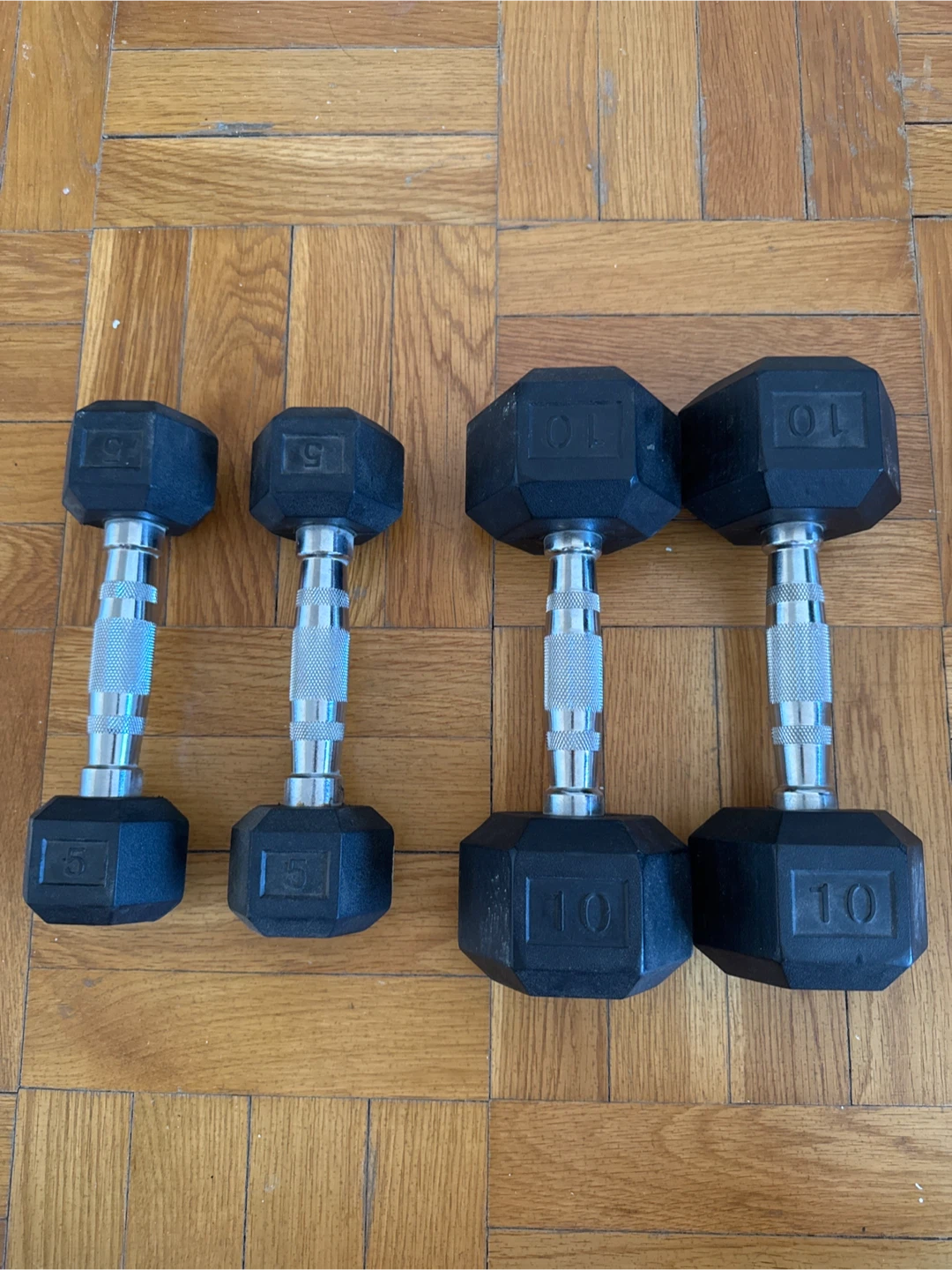 Dumbbell Set - 5lb and 10lb pairs