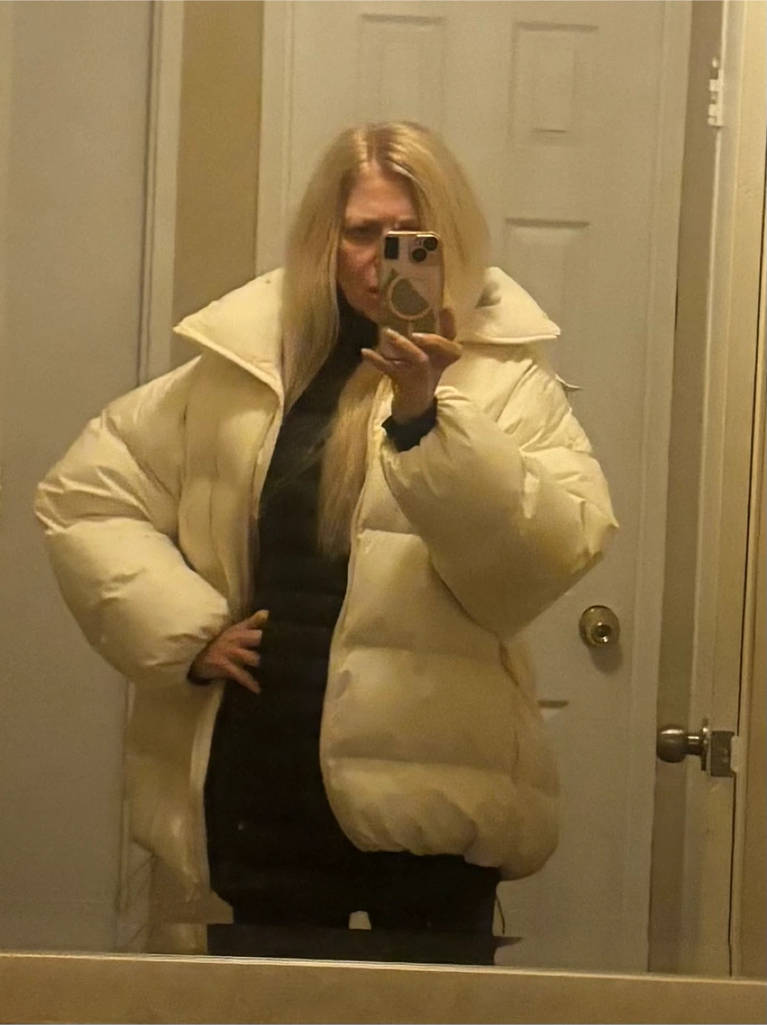 Puffer Jacket - Cream