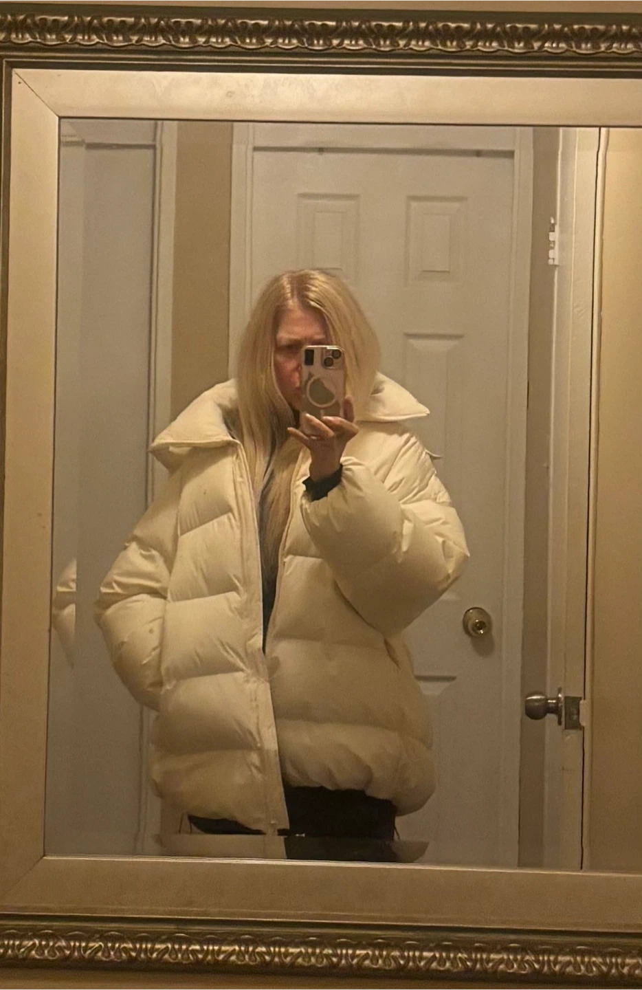 Puffer Jacket - Cream - photo 2
