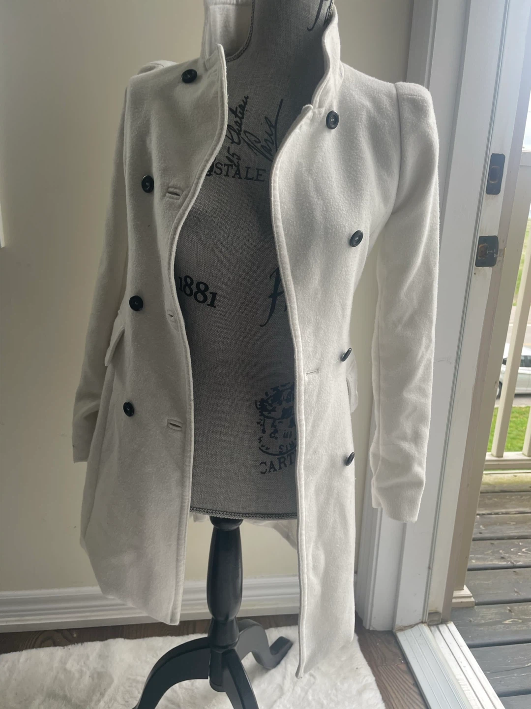 Zara Woman White Coat XS - photo 2