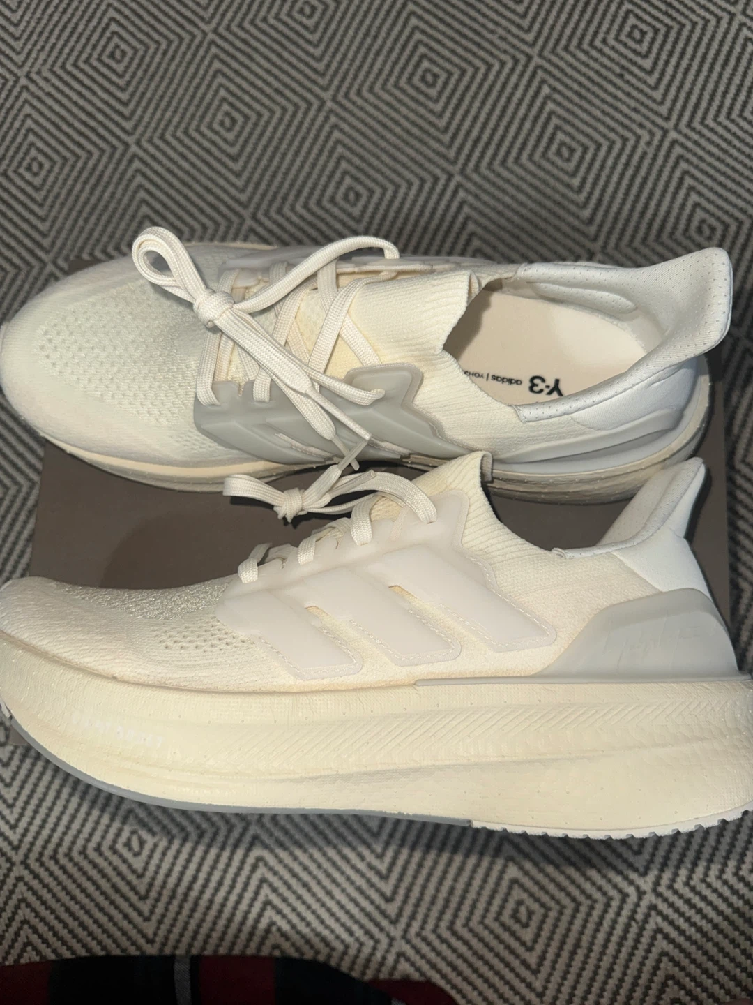 Y-3 Adidas Yohji Yamamoto Ultraboost 5 Off White - photo 3